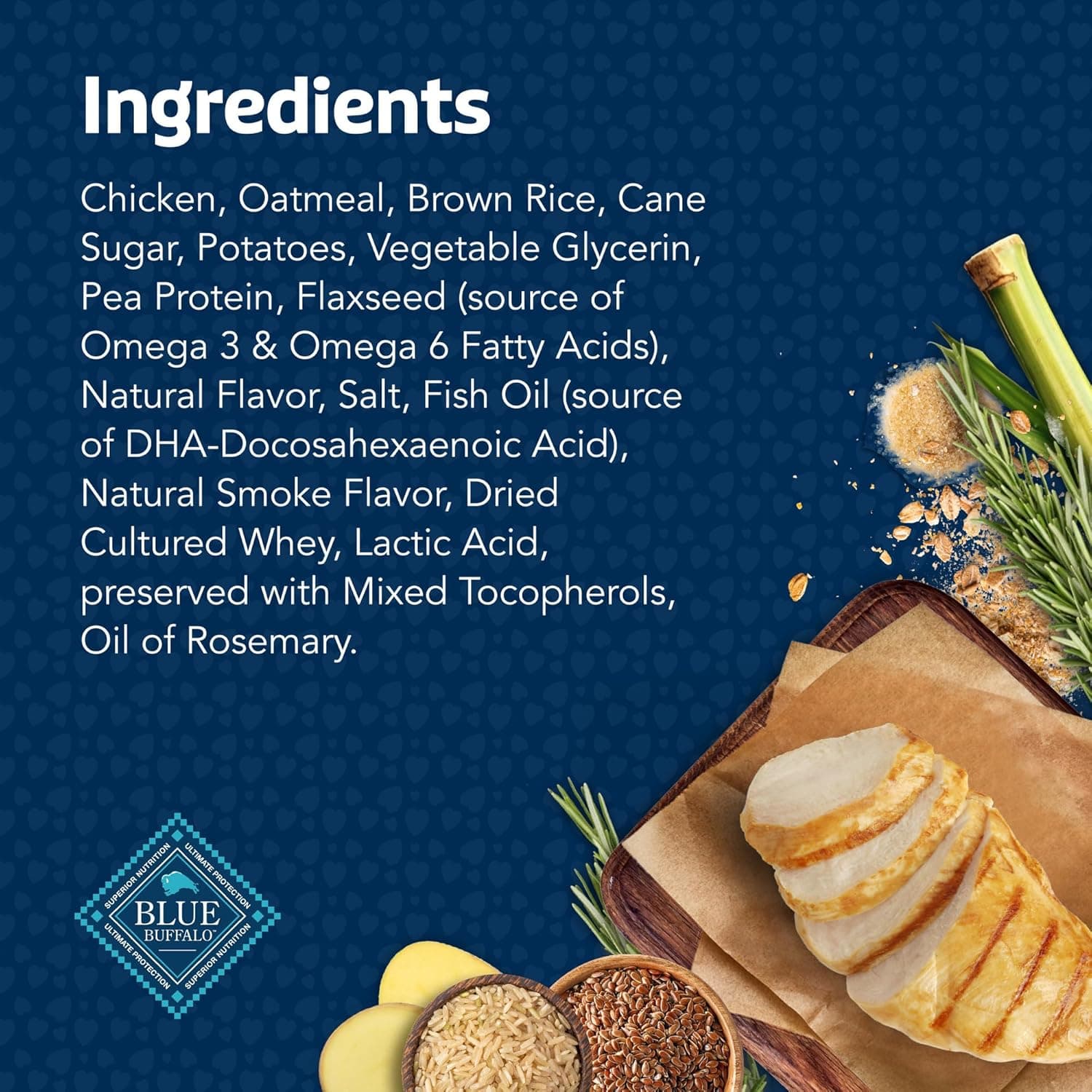 Blue Buffalo Bits Soft Dog Treats for Training, Made with Natural Ingredients & Enhanced with DHA, Chicken Recipe, 19-oz Bag Chicken 19 Ounce (Pack of 1) - Image 6