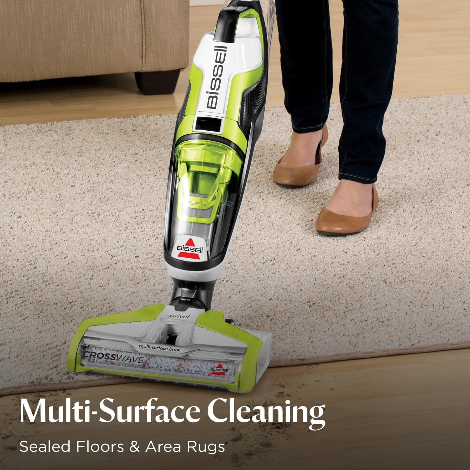 Bissell Crosswave Turbo Vacuum Mop All in One Wet and Dry Vac Combo Hard Floor & Area Rug Cleaner, 3888A - Image 4