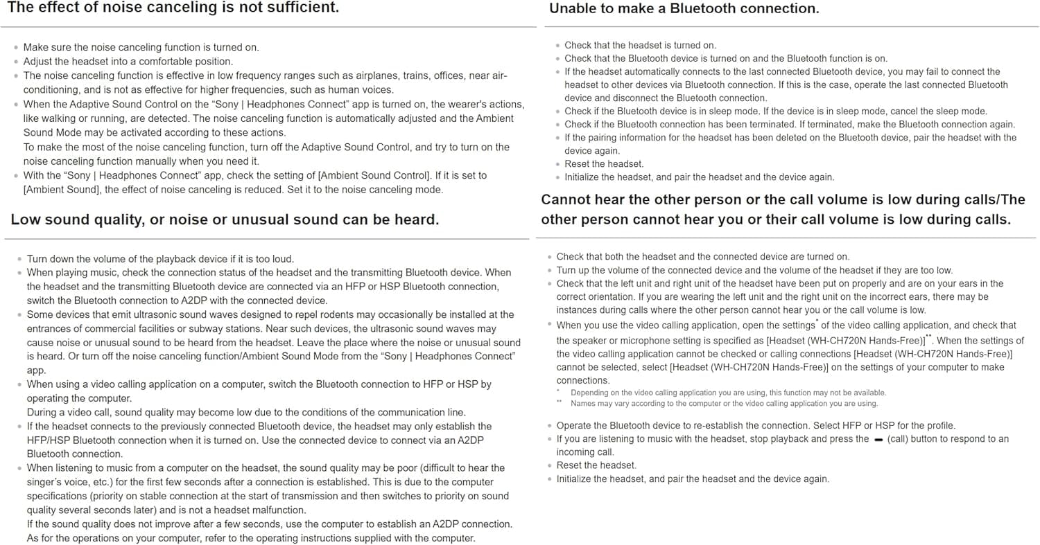 Sony WH-CH720N Noise Canceling Wireless Headphones Bluetooth Over The Ear Headset with Microphone and Alexa Built-in, Black New - Image 14