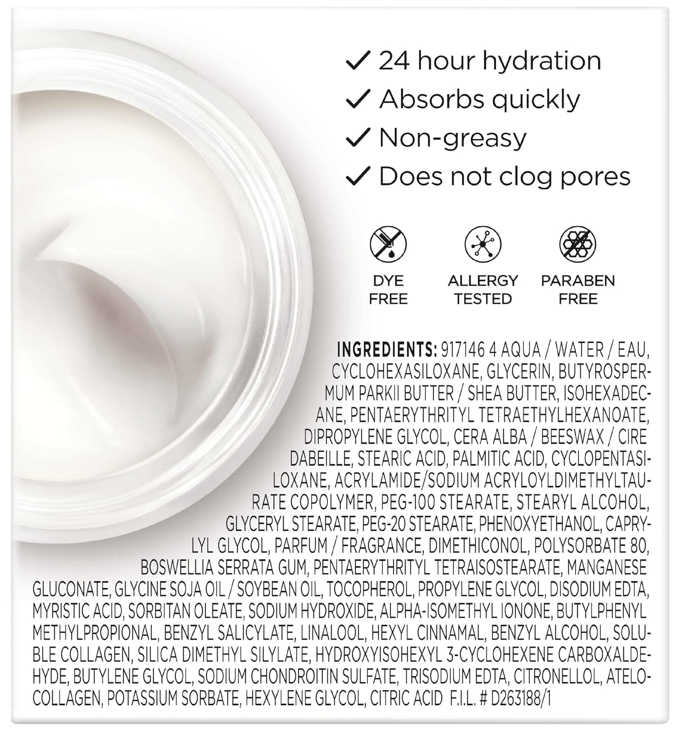 L’Oreal Paris Collagen Daily Face Moisturizer, Anti Aging Face Cream to Reduce Wrinkles and Provide Intense Hydration, 1.7 oz Fragranced 1.7 Ounce (Pack of 1) - Image 10
