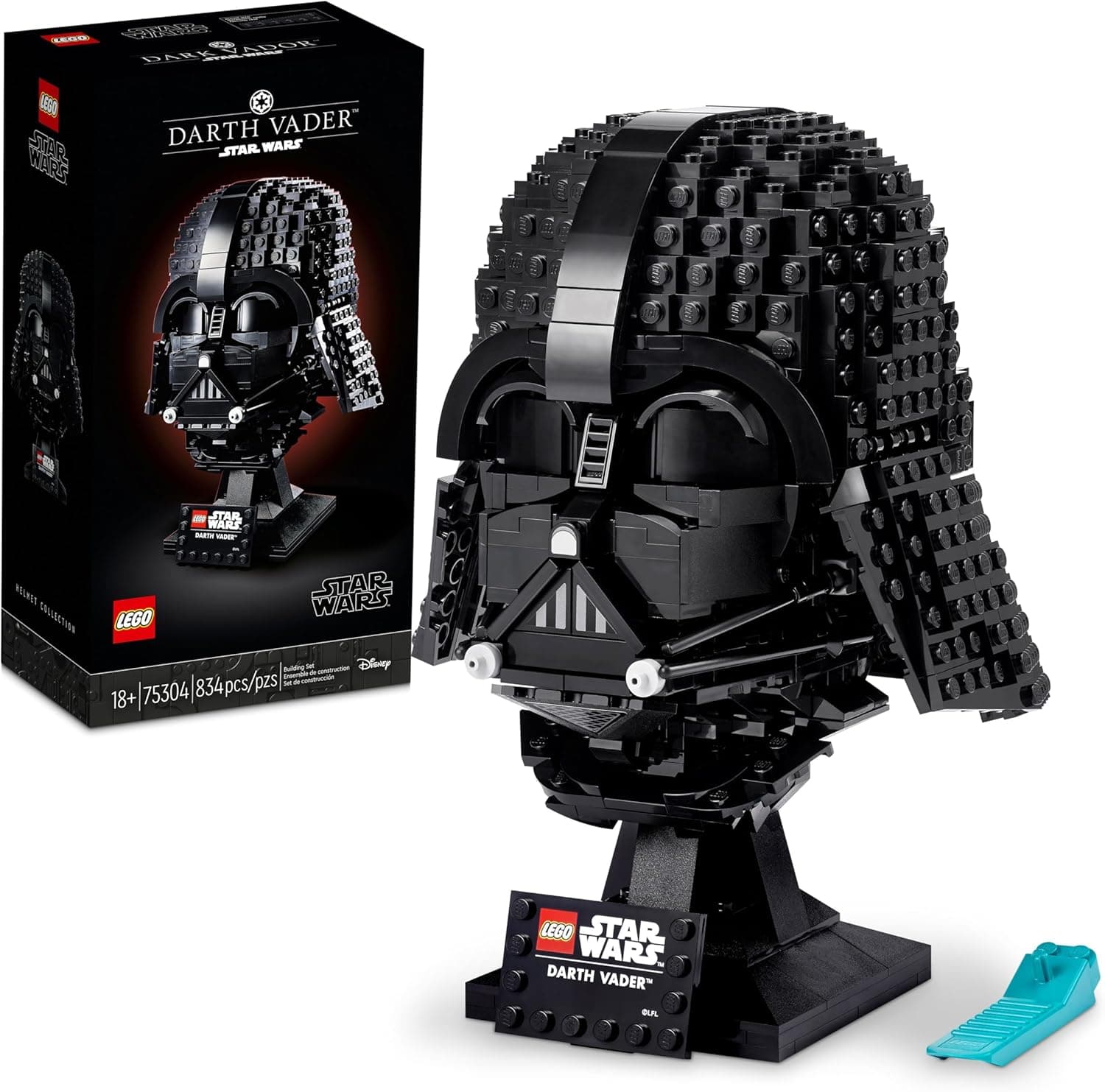 LEGO Star Wars Darth Vader Helmet Building Set, Mask Model Kit for Adults to Build and Display, Collectible Star Wars Home Décor, Gift Idea for Classic Star Wars Fans, 75304 - Image 2