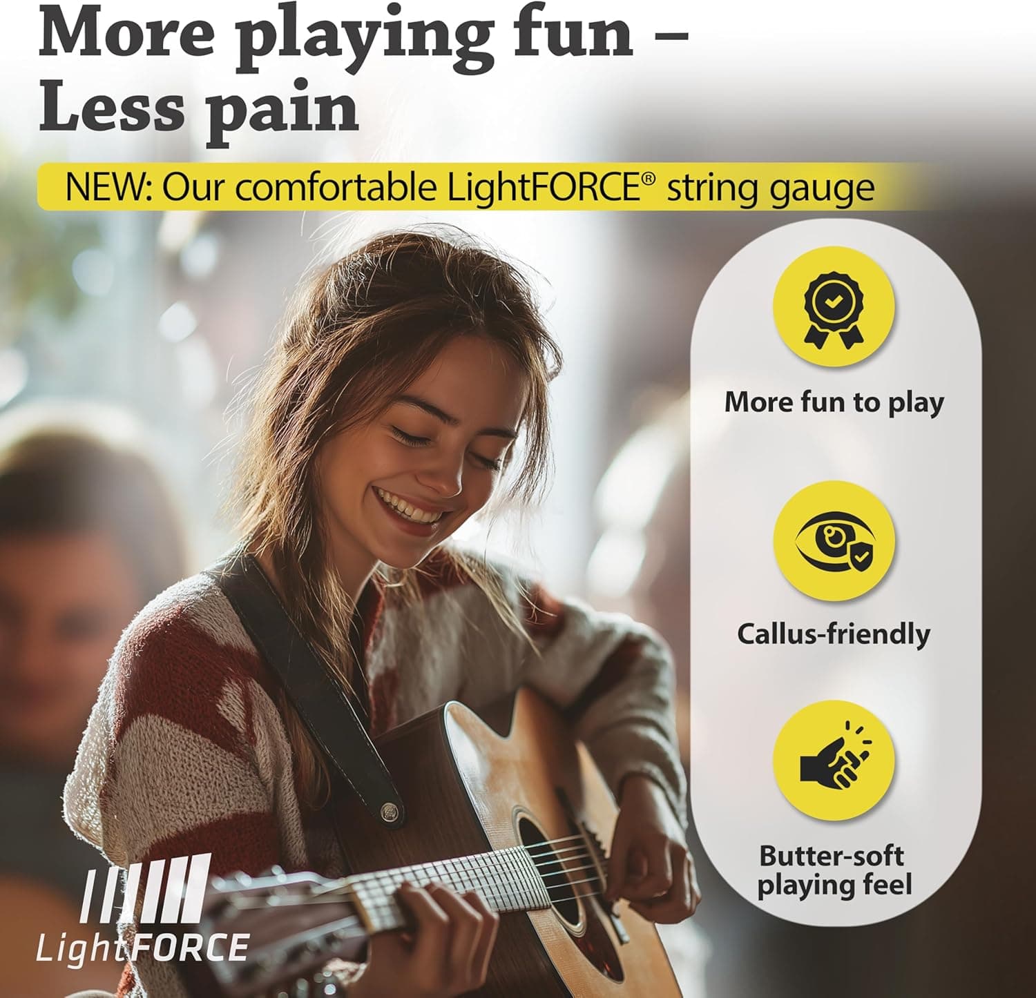 BELFORT® quality acoustic guitar strings - 6 string set - Premium coating with Phosphor Bronze (guitar strings acoustic 6 string set) BONUS: 4 Picks + 1 High E String - cuerdas para guitarra acustica 1 set – 6 strings + extra 1st E (.011/.052) Phosphor Bronze - Image 3