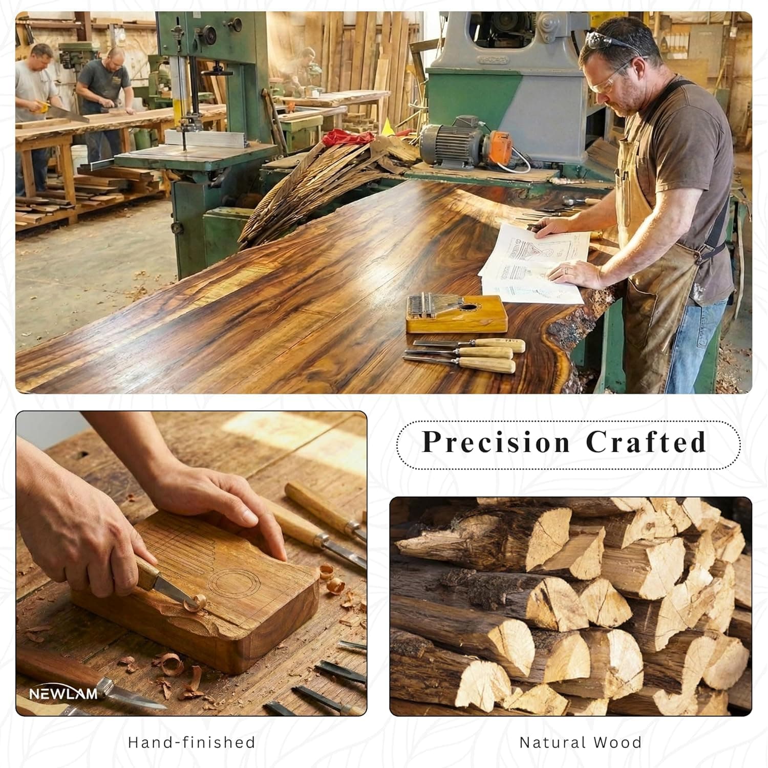 Kalimba Thumb Piano 17 Keys, Portable Mbira Finger Piano Gifts for Kids and Adults Beginners Wood 17 Keys - Image 7