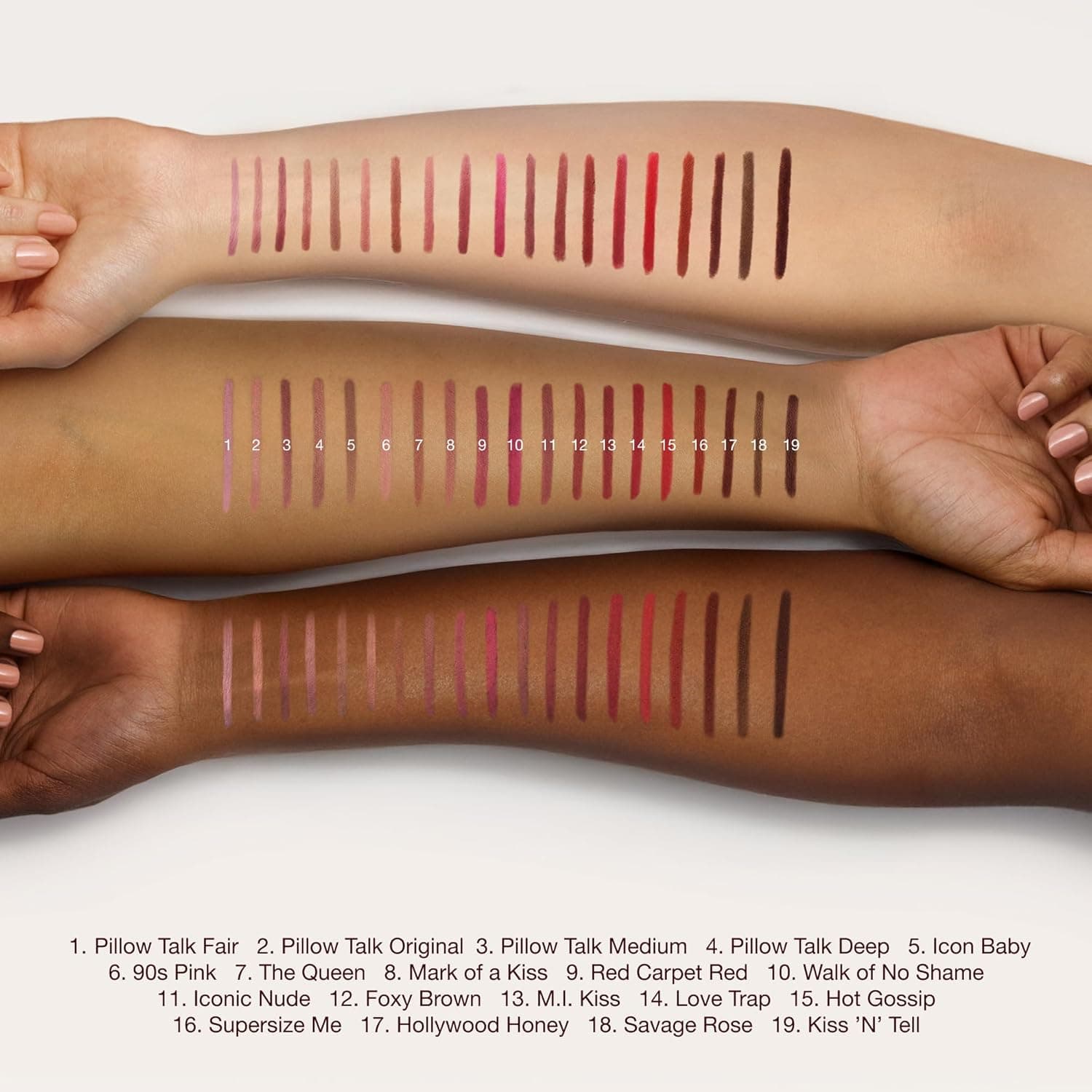 Charlotte Tilbury Lip Cheat Lip Liner Pencil - Gives Lips a Fuller-Looking, Defined Pout - Enriched with Jojoba Oil & Hyaluronic Acid - Waterproof, Smudge-Proof & Transfer-Proof Pillow Talk Fair - cool-toned pink - Image 9