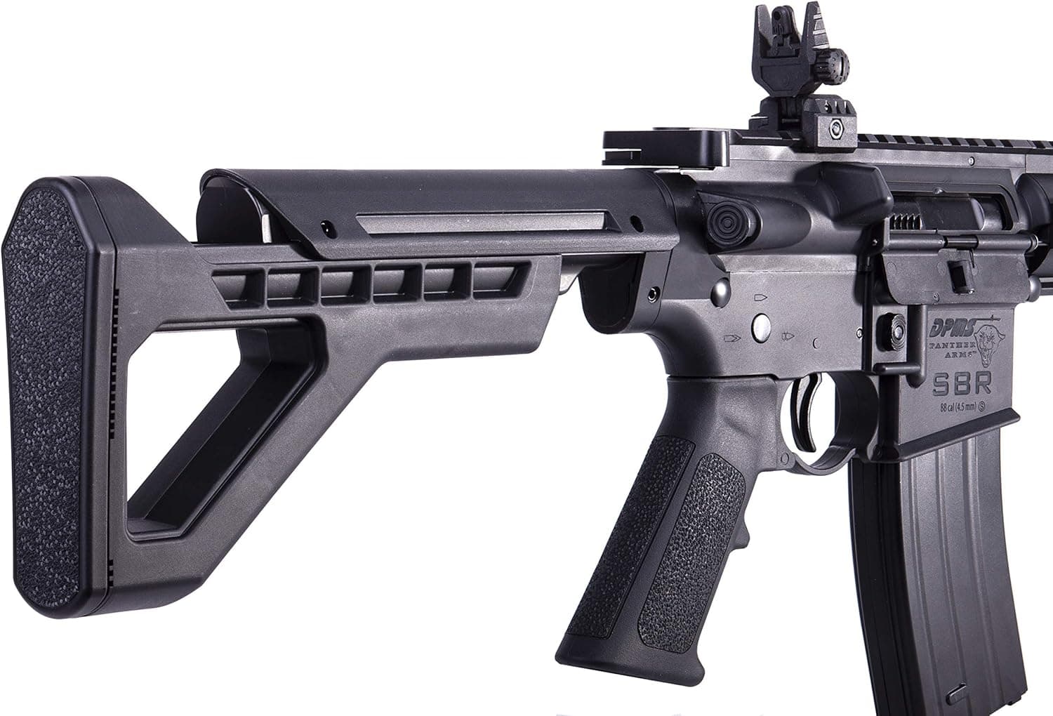 DPMS Full Auto SBR CO2-Powered BB Air Gun with Dual Action Capability Black - Image 9