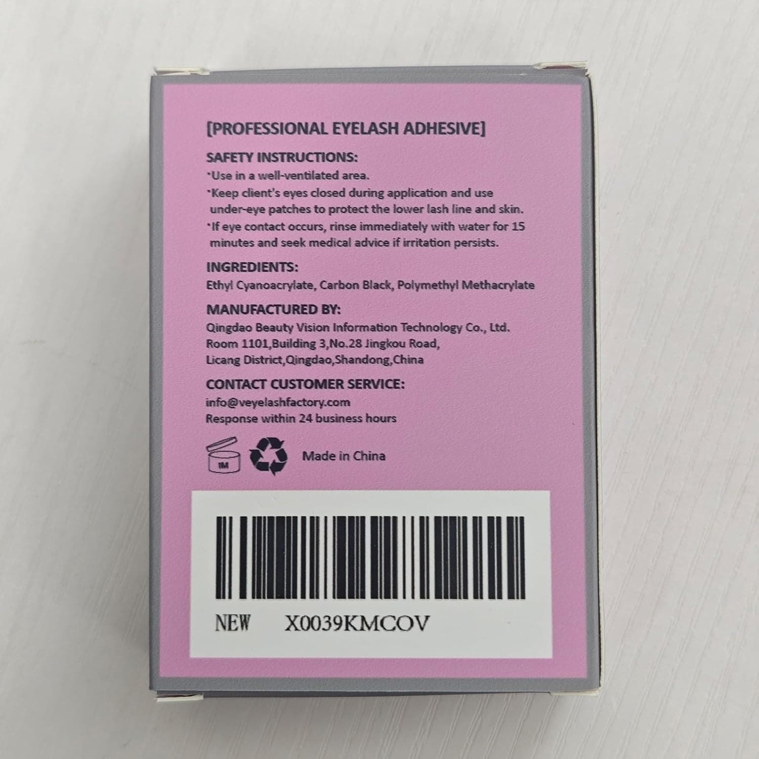 VEYES INC Eyelash Extension Glue - Extra Strong Professional Lash Glue 5ml | 1 Sec Drying time | Retention - 8 Weeks | Black Adhesive for Semi-Permanent Extensions Salon Use for Lash Tech - Image 10