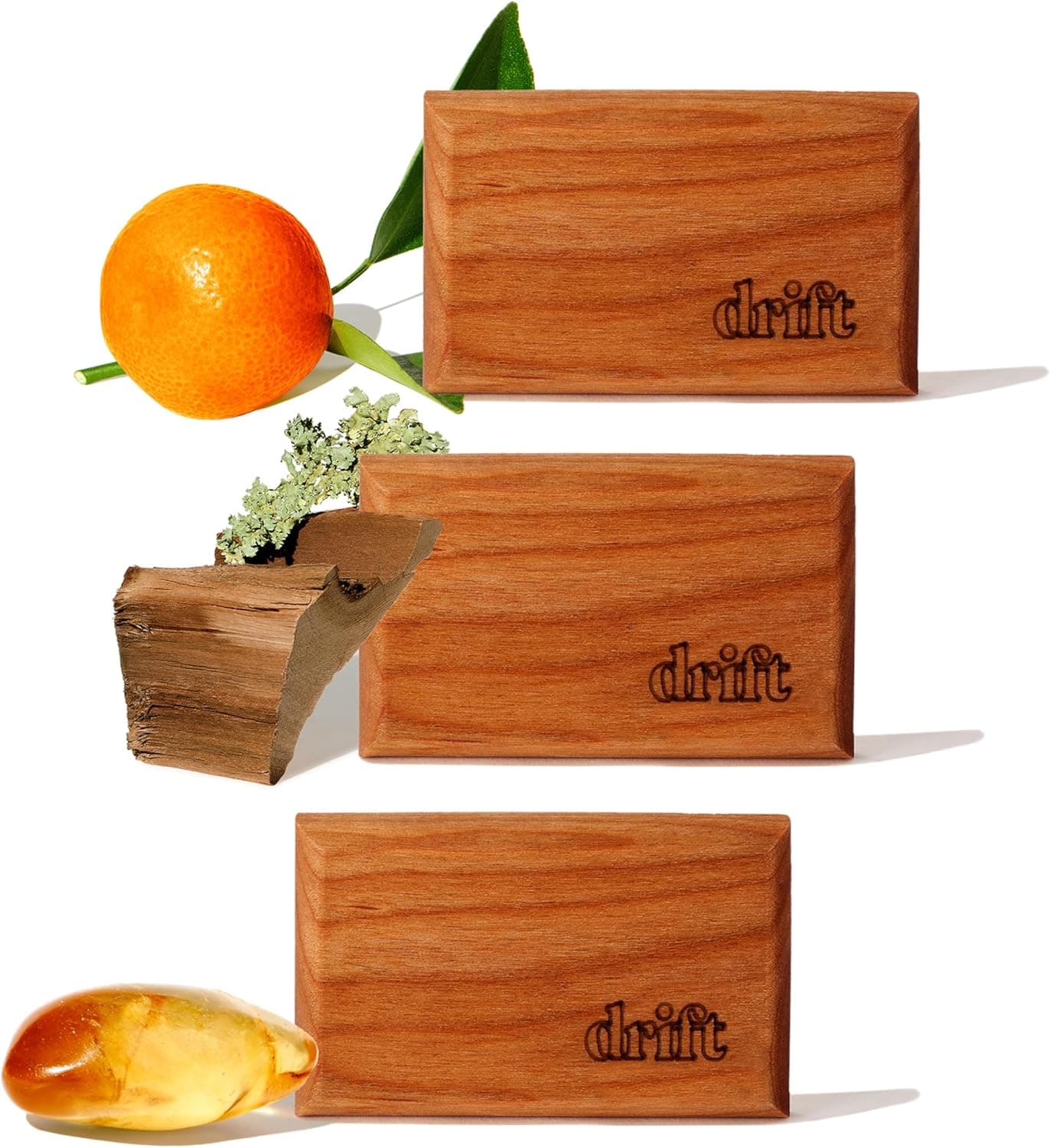 Désodorisant de voiture Drift - Le désodorisant en bois original - Éliminateur d'odeurs de voiture - Parfum longue durée - Clip en métal - Essentiel - Image 2