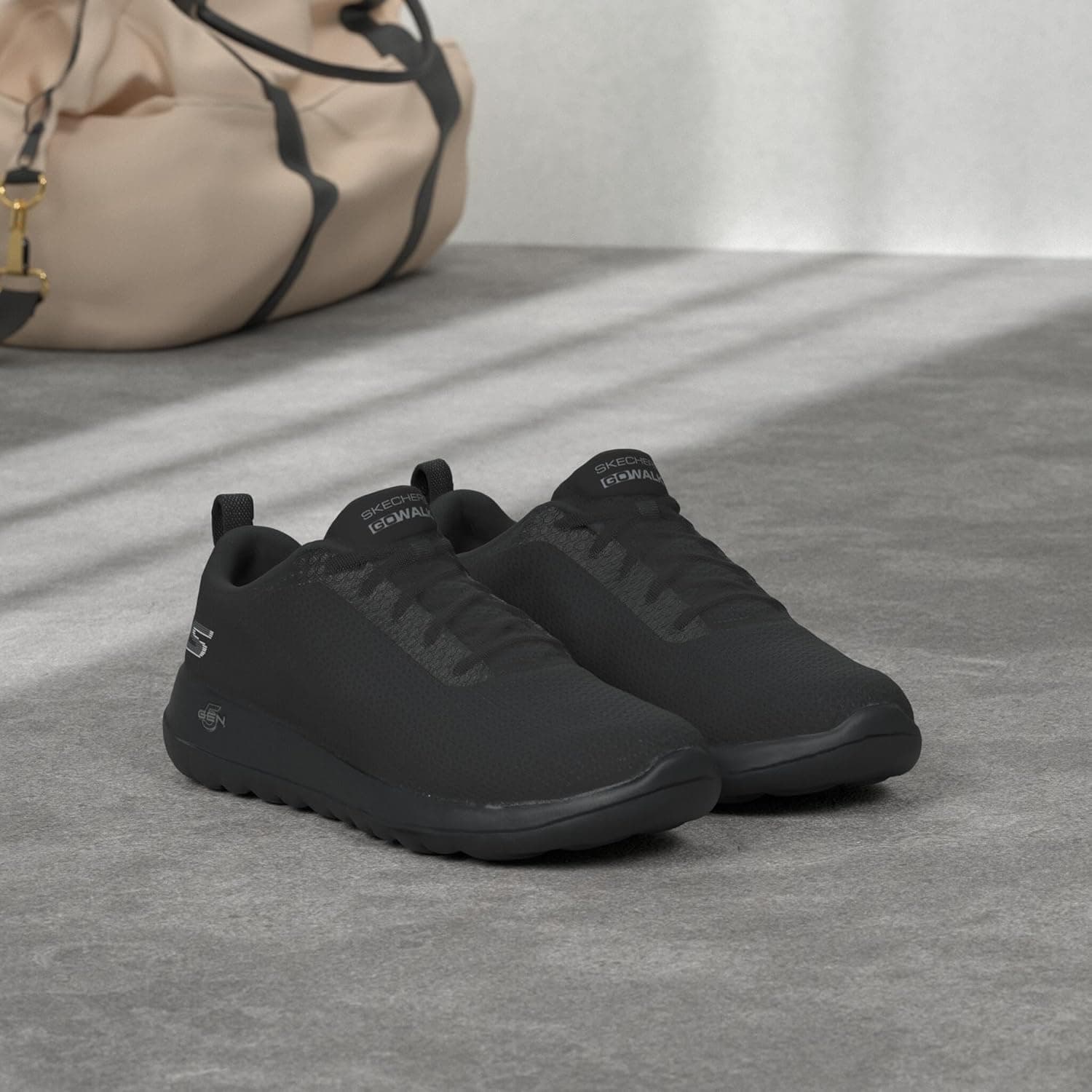 Skechers Men's Go Walk Max - Effort Walking Shoes 13 X-Wide Black - Image 6