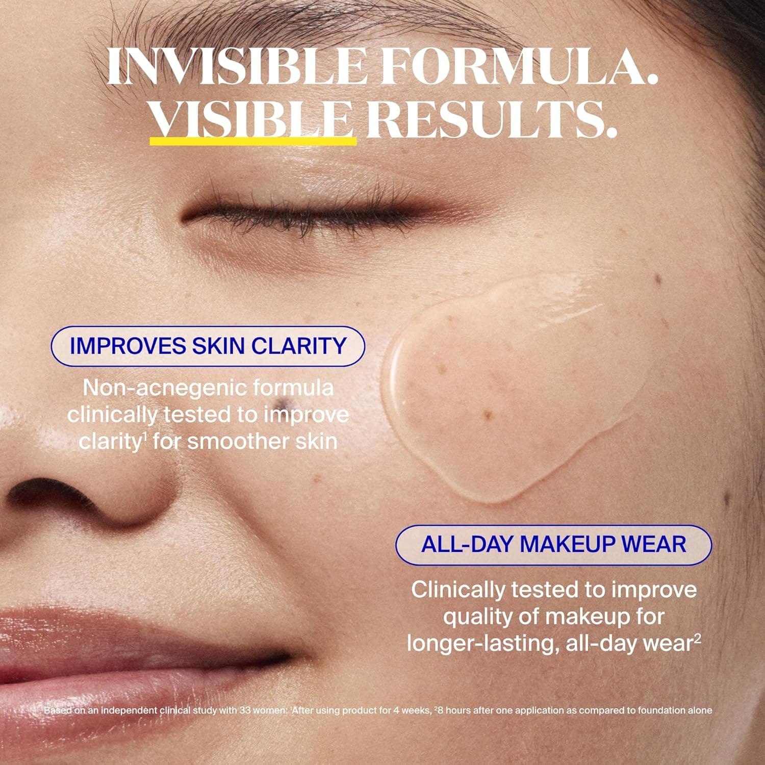 Supergoop! Unseen Sunscreen - SPF 50 - Clear & Invisible Face Sunscreen + Broad Spectrum + Makeup-Gripping Primer - Weightless, Scentless, Oil Free - For All Skin Types & Tones - 1.7 fl oz SPF 50 Lotion, 1.7 fl oz - Image 6