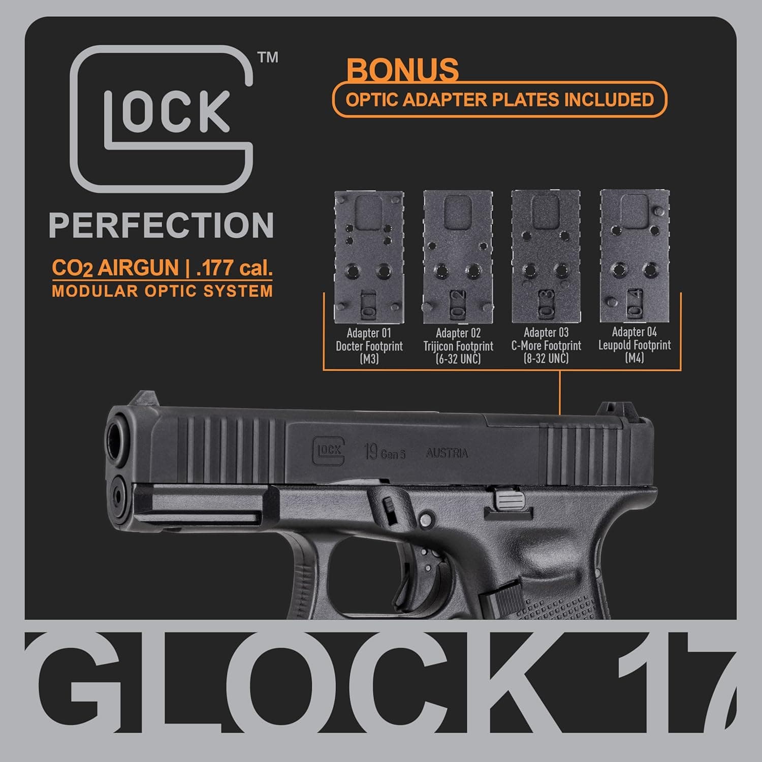 Glock 19 Gen 5 MOS .177 Caliber BB Gun Pistol - Image 6