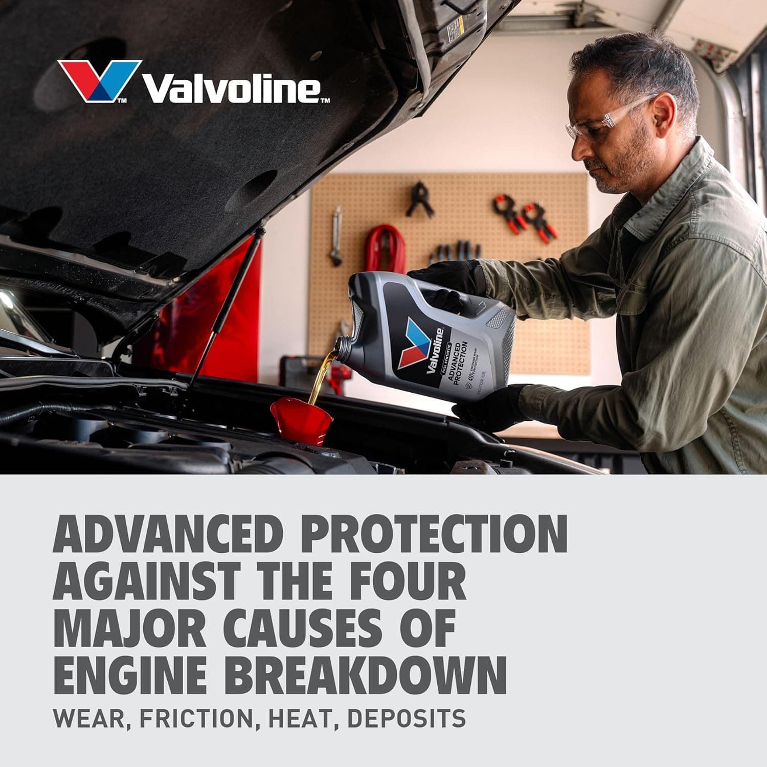 Valvoline Advanced Full Synthetic SAE 0W-20 Motor Oil 5 QT Advanced Protection 5 QT 0W-20 - Image 4