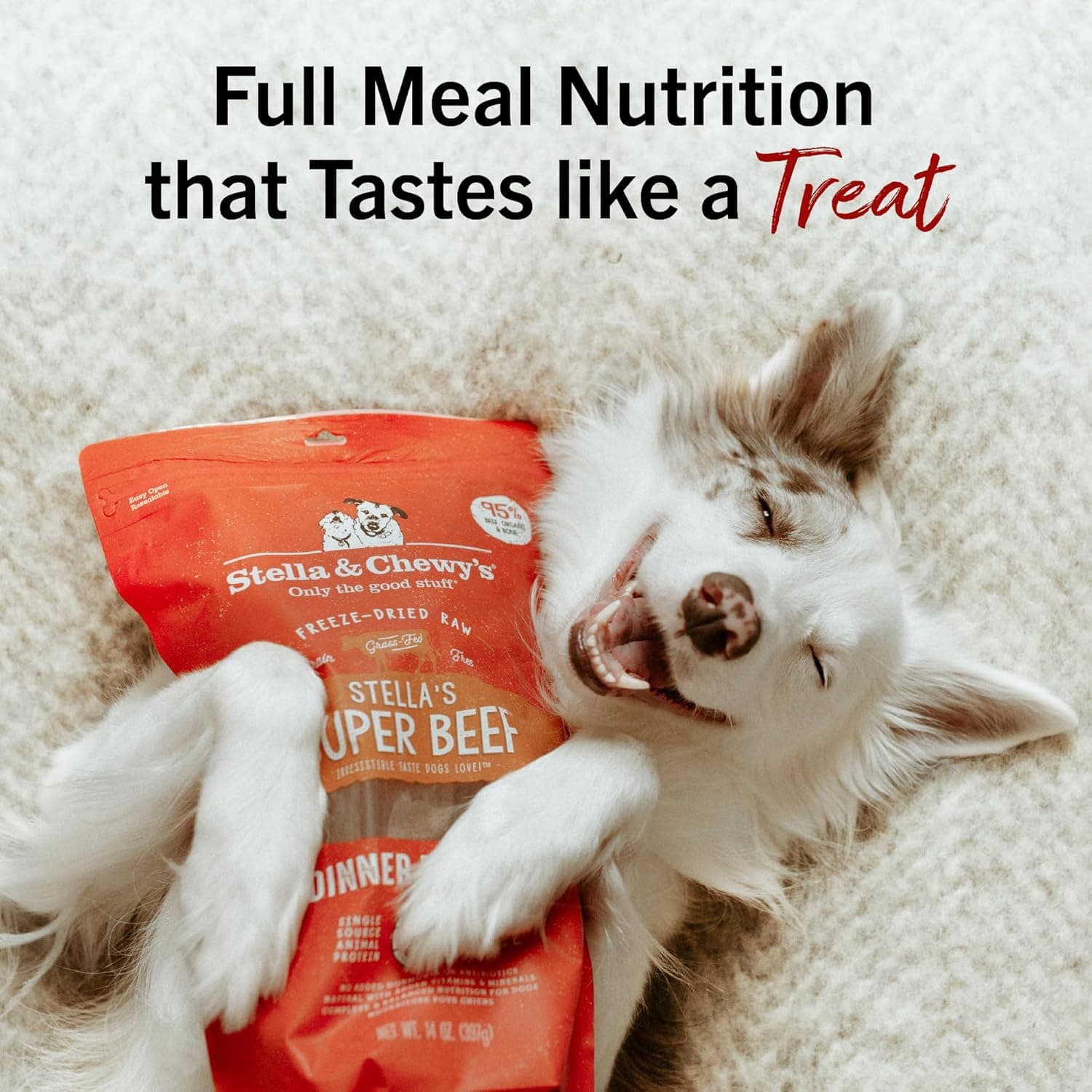 Stella & Chewy's Freeze-Dried Raw Dinner Patties - Beef Recipe - High Protein Grain-Free Puppy & Dog Food - Perfect For Picky Eaters - 25 oz Super Beef 1.56 Pound (Pack of 1) - Image 11