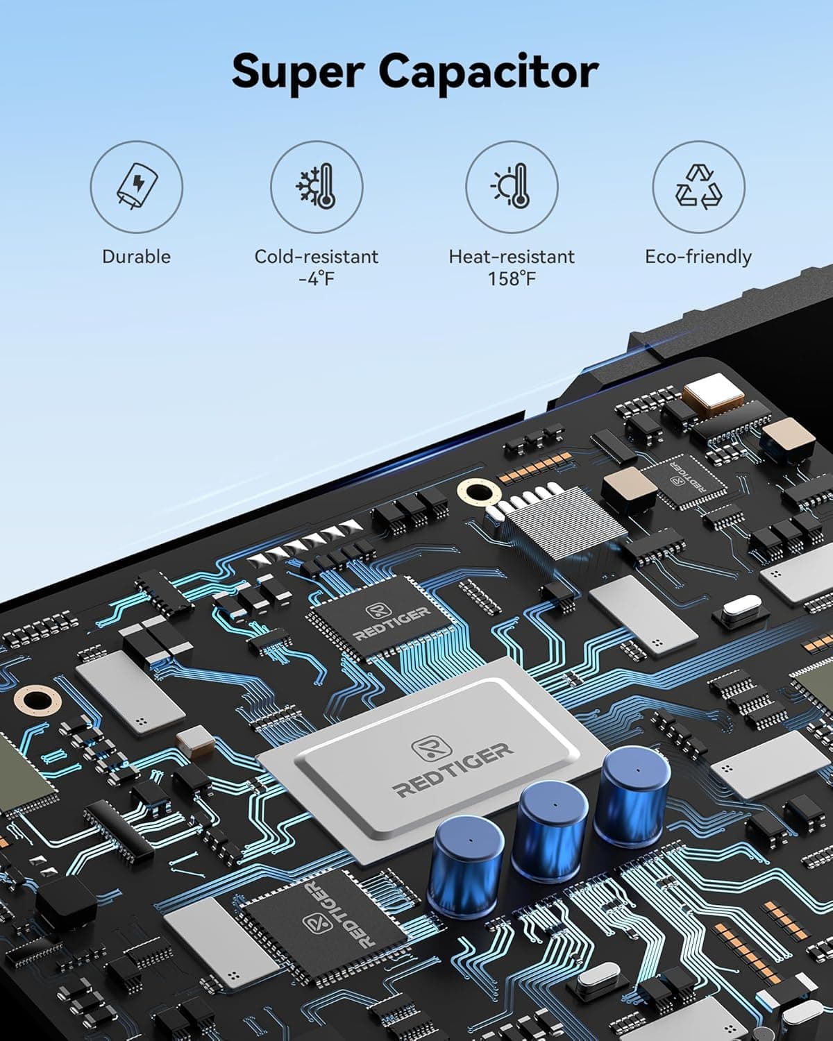 REDTIGER 4K Dash Cam Front Rear, STARVIS 2 Sensor, Free Card Included, 5.8GHz WiFi-20MB/s Fast Download, Dash Camera for Cars with GPS, WDR Night Vision, 170°Wide Angle, 24H Parking Mode(F7NP) - Image 10