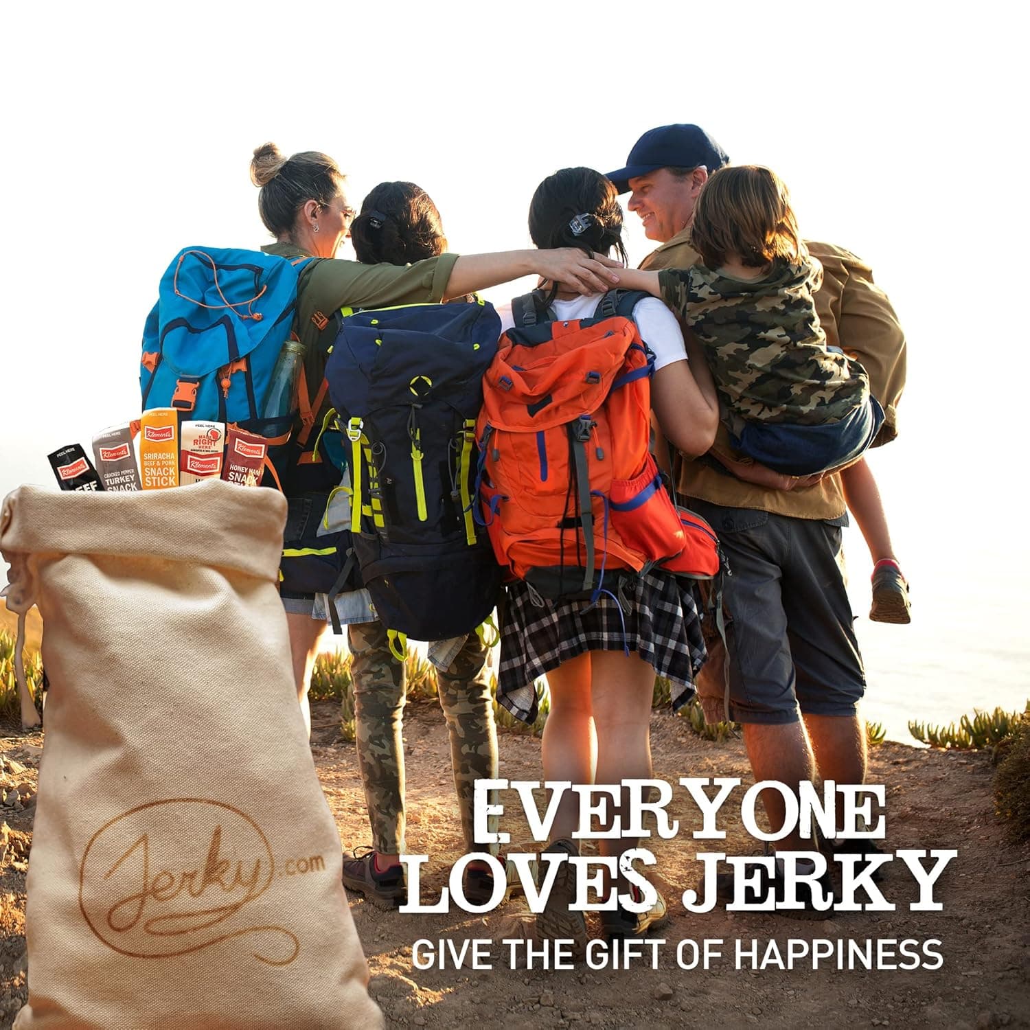 Jerky.com Gift Bag for Men | 26 Piece Meat Sticks Gift Basket with Beef Sticks, Pork, Turkey, Ham & Cheese Sticks | High Protein Snack Variety Pack | Christmas Gifts | Beef Jerky Gifts for Men 26 Piece Gift Bag - Image 8