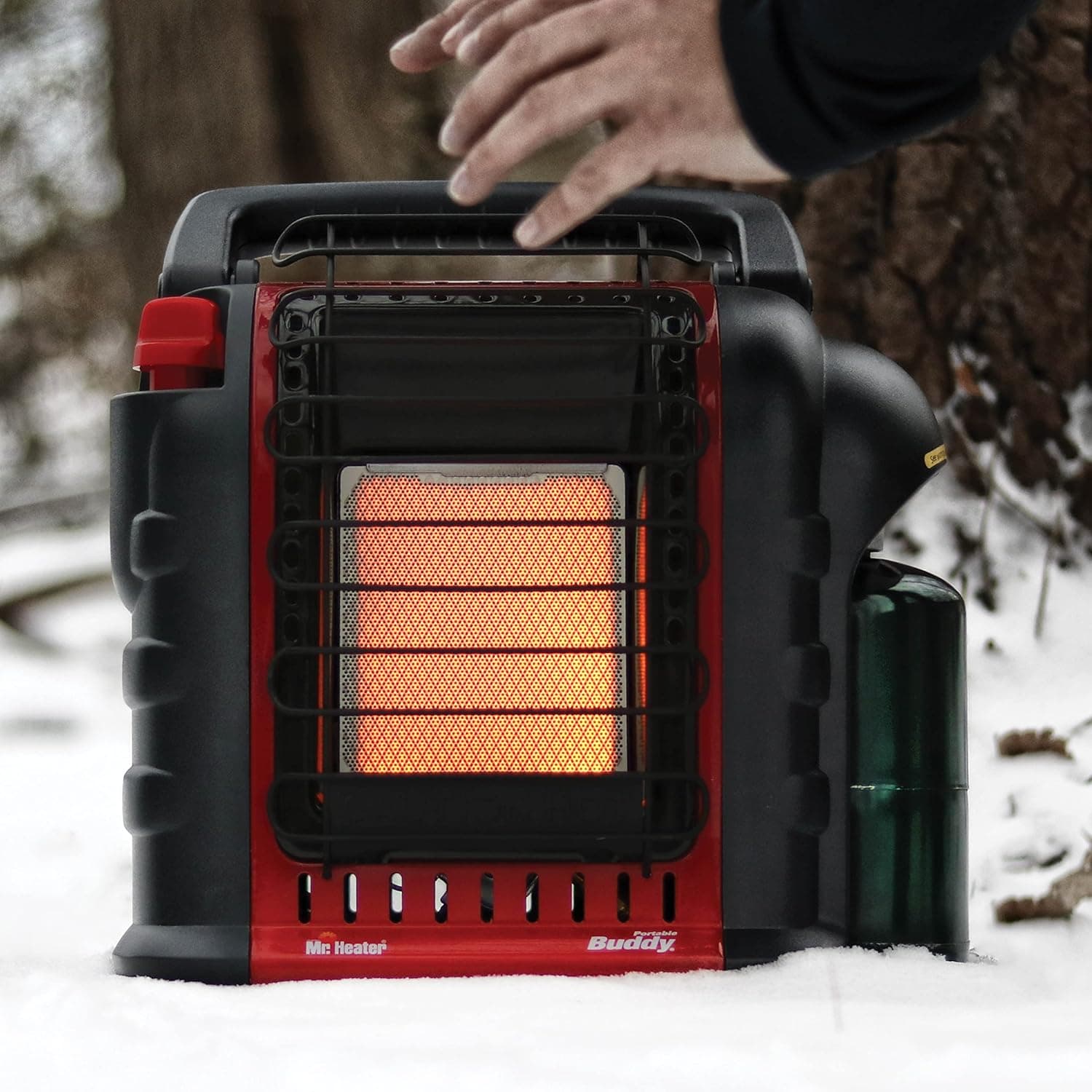 9,000 BTU Portable Buddy Radiant Propane Heater Red Heater - Image 9