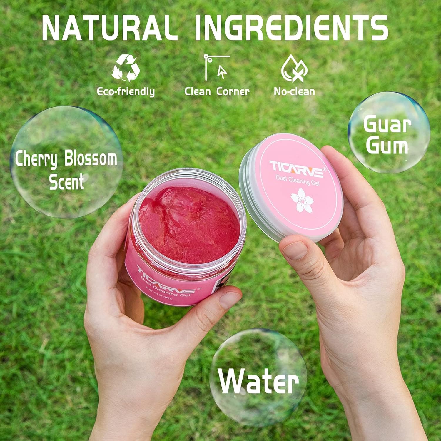 TICARVE Car Cleaning Gel Detailing Putty Car Putty Auto Detailing Tools Car Interior Cleaner Cleaning Slime Car Accessories Keyboard Cleaner Rose/NT WT: 5.6 oz (160 gr) Rose Red 1 Packing - Image 4