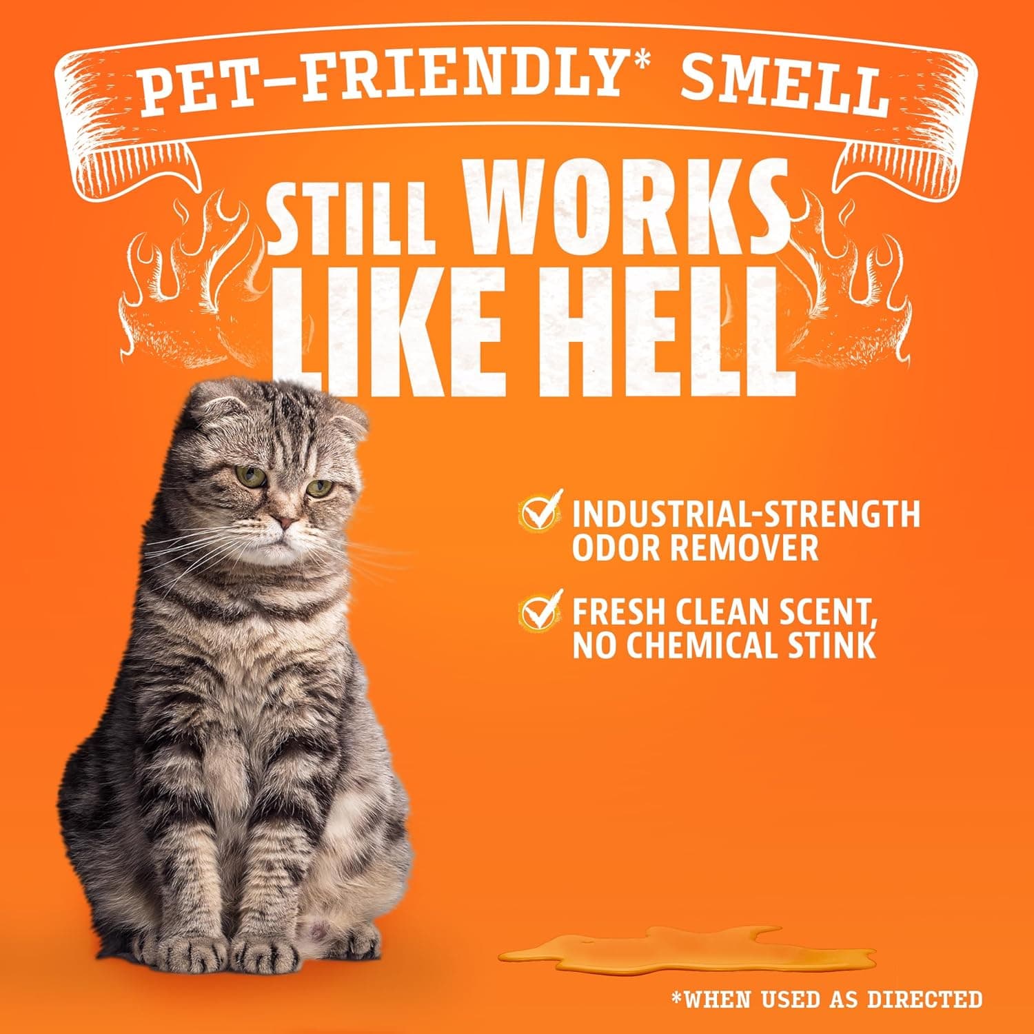 Angry Orange Pet Odor Eliminator Concentrate for Cat Urine and Smells - Fresh Scent - 8 oz (Makes 128 oz of Cleaner) Fresh Scent 8 Fl Oz (Pack of 1) - Image 6