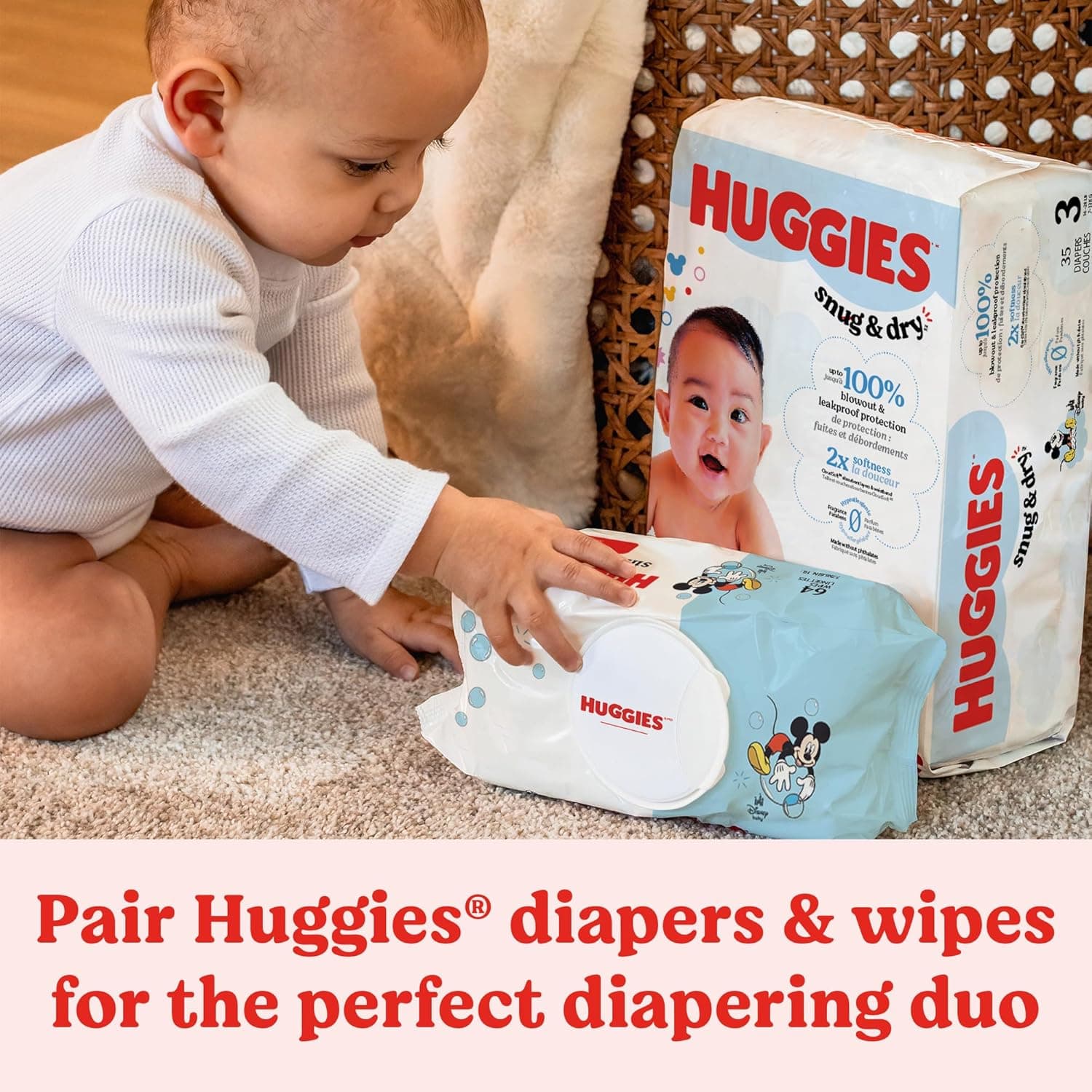 Huggies Simply Clean Unscented Baby Diaper Wipes, 11 Flip-Top Packs (704 Wipes Total), Packaging May Vary 64 Count (Pack of 11) - Image 10