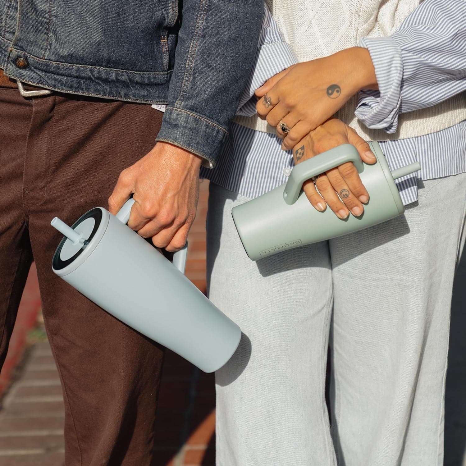 BrüMate Era 40 oz Tumbler with Handle and Straw | 100% Leakproof Insulated Water Bottle Tumbler with Lid and Flexible SoftSip Straw | Made of Stainless Steel | Cup Holder Friendly | 40oz (Mocha) Mocha 40oz - Image 7