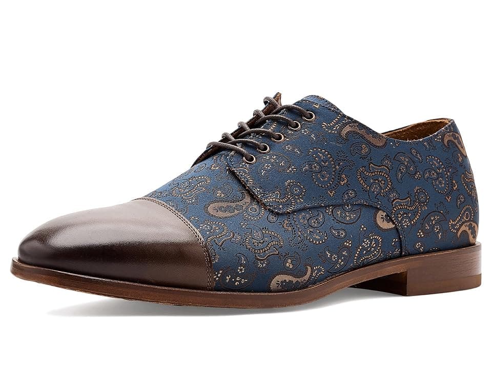 Taft Jack Oxford Dress Shoes Men's Dress Flat Shoes Brown Paisley: 8 M
