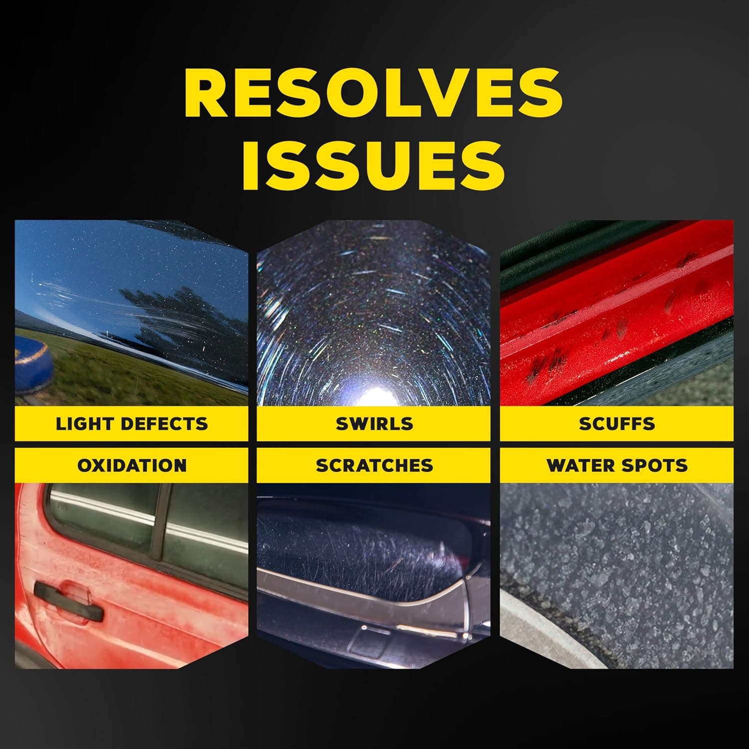 Meguiar’s Ultimate Compound, Pro-Grade Car Scratch Remover for Paint Correction, Removes Swirls and Defects While Restoring Gloss and Shine, Christmas Gifts for Car Guys, 15.2 Oz - Image 4