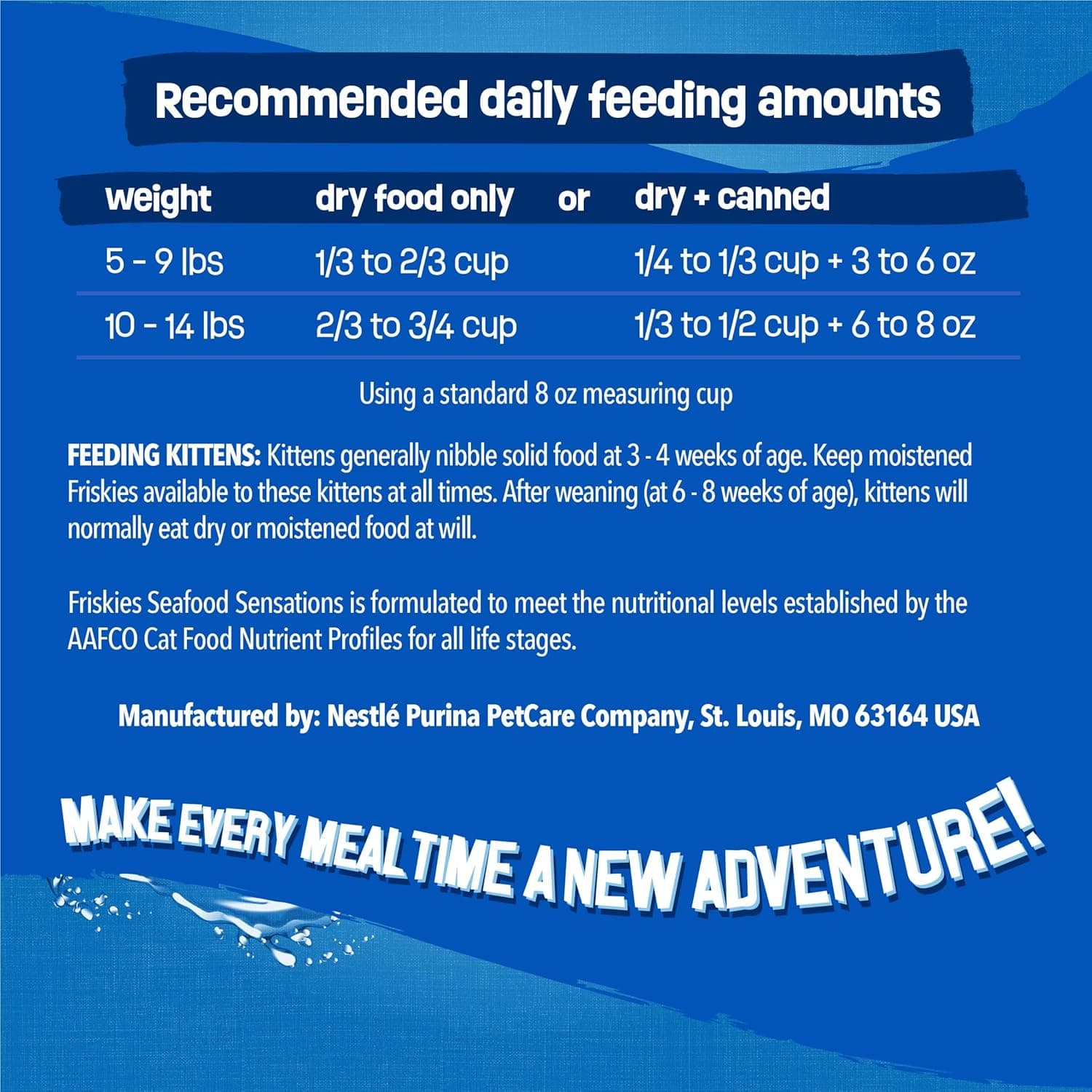 Purina Friskies Dry Cat Food Seafood Sensations With Salmon, Tuna, and Shrimp Flavors - 22 lb. Bag 22 Pound (Pack of 1) - Image 10