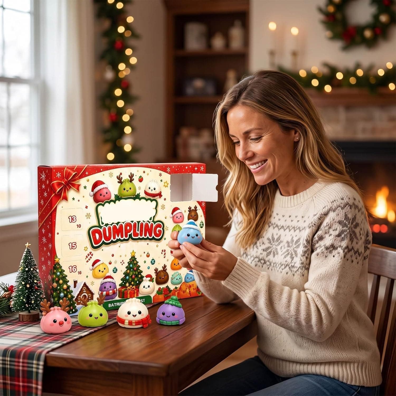 Amazon.com: Squishy Advent Calendar 2026, Christmas Dumpling Advent Calendar (Advent Calendar# B) : Home & Kitchen - Image 2