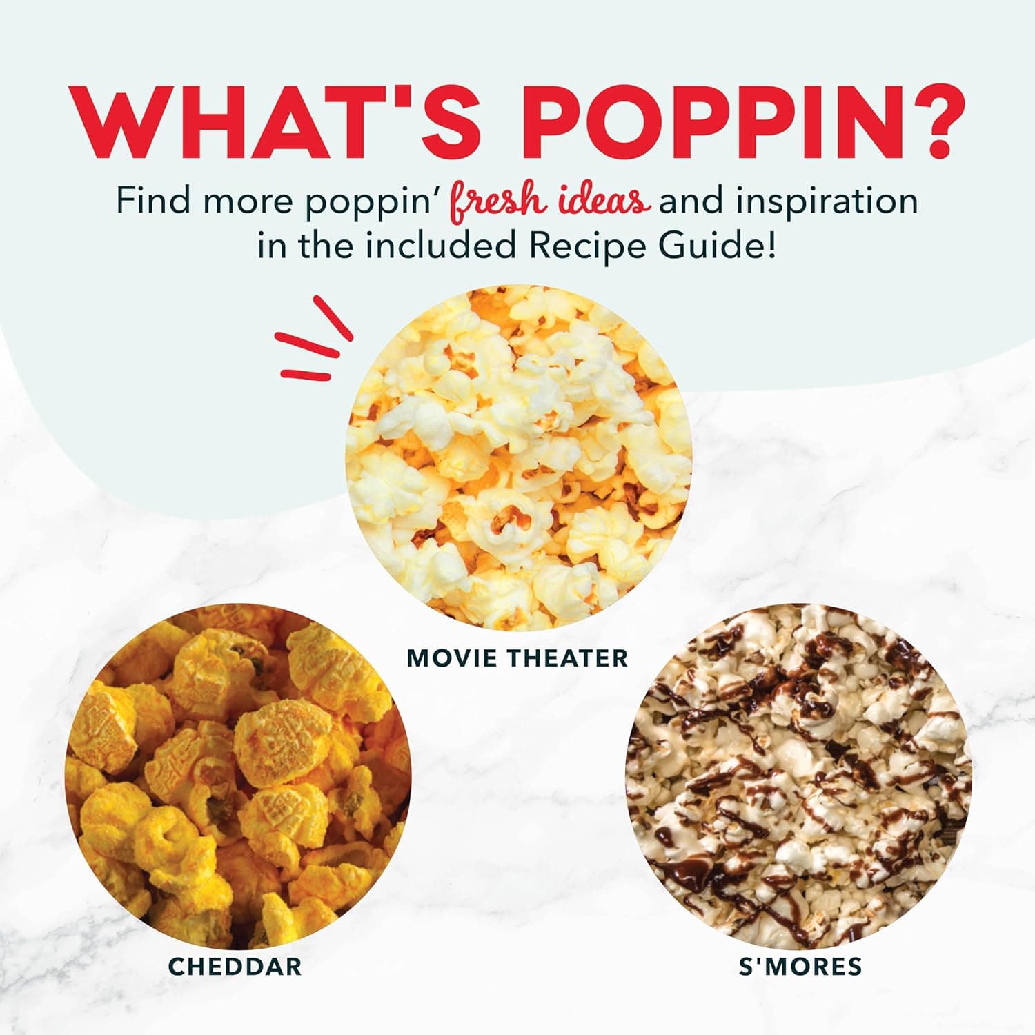 DASH Hot Air Popcorn Popper Maker with Measuring Cup to Portion Popping Corn Kernels + Melt Butter, 16 Cups - Aqua Aqua 16 cups - Image 7