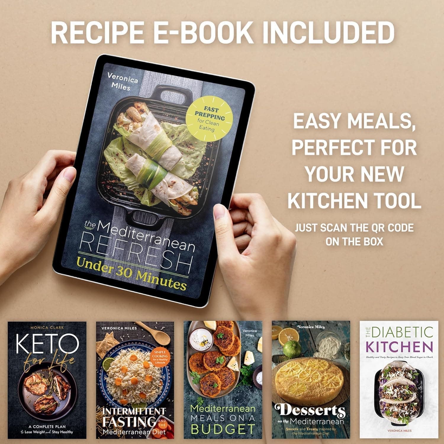 Zulay Kitchen Premium Garlic Press Set - Rust Proof & Dishwasher Safe Professional Garlic Mincer Tool - Easy-Squeeze, Easy-Clean with Soft, Ergonomic Handle - Silicone Garlic Peeler & Brush (Silver) Large Silver - Image 5