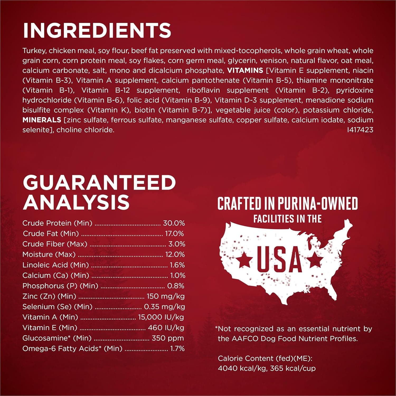 Purina ONE True Instinct With A Blend Of Real Turkey and Venison Dry Dog Food - 7.4 lb. Bag Turkey & Venison 7.4 Pound (Pack of 1) - Image 7