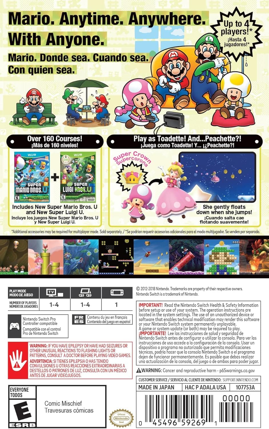 New Super Mario Bros. U Deluxe - US Version Nintendo Switch - Image 3