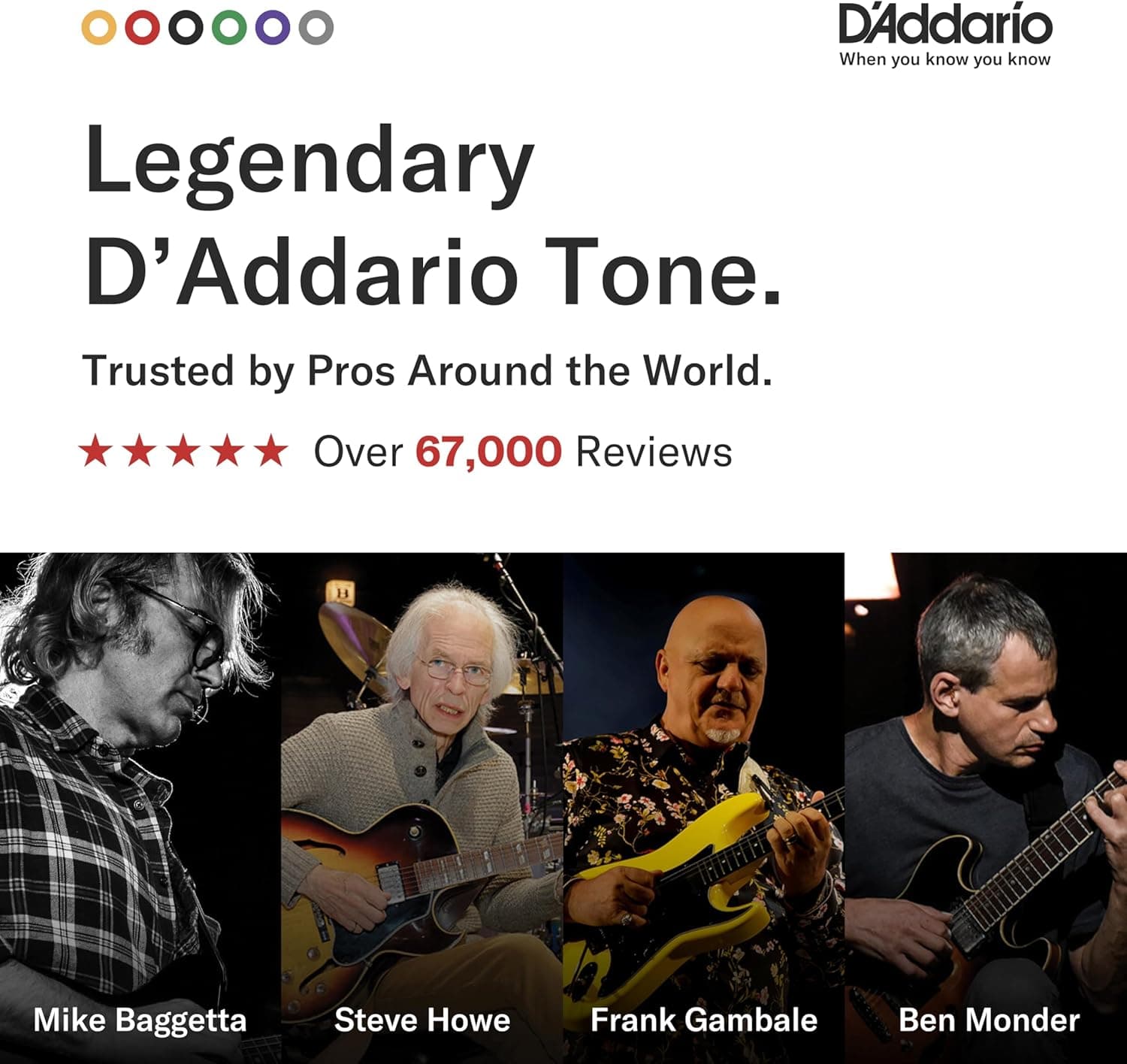 Cuerdas para Guitarra Acústica D'Addario, 80/20 Bronze, EJ11, Calibre Ligero 12-53, Juego de 6 Cuerdas, Paquete de 1 - Image 4