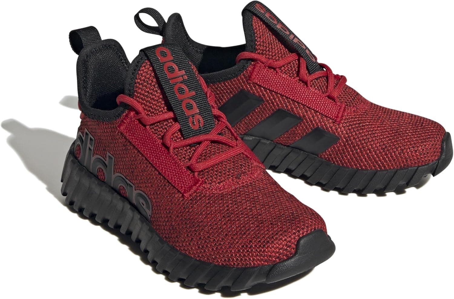 adidas Kids Boys Kaptir 3.0 Lace Up Sneakers Shoes Casual - Black 10.5 Little Kid Better Scarlet/Black/Black - Image 5