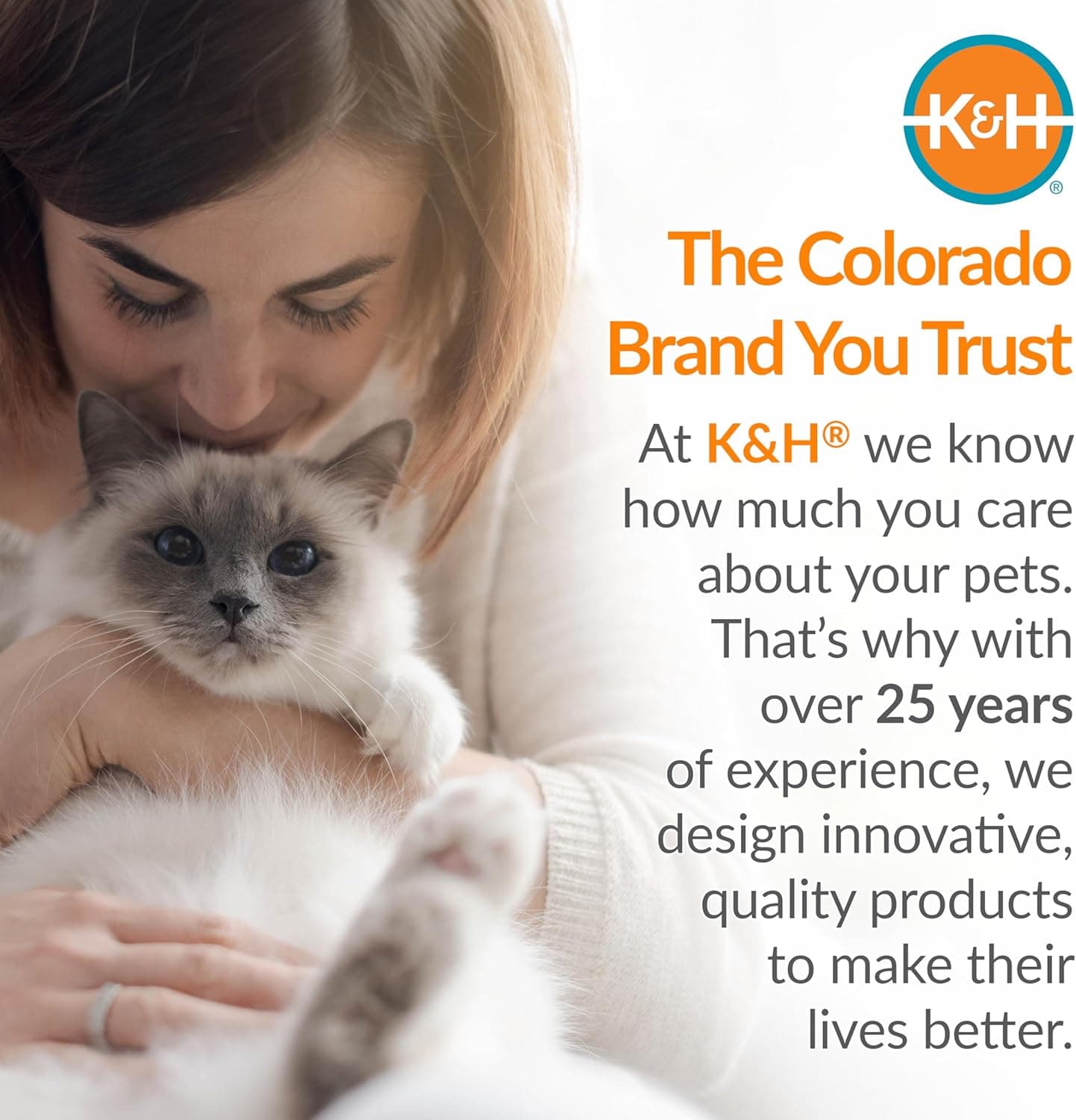 K&H PET PRODUCTS Self-Warming Cat Bed Pad, Self Heating Pad for Outdoor Cat Houses, Warming Mat for Indoor Pet Beds & Furniture, Reversible Blanket, Washable - Small 21 X 17in Oatmeal/Chocolate 21 X 17 Inches Recyclable Box Oatmeal/Chocolate - Image 8