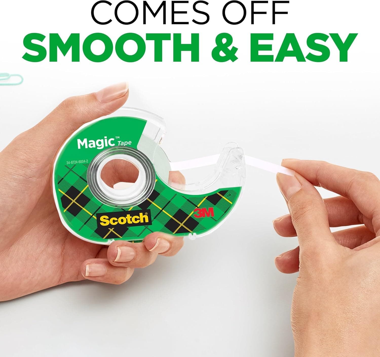 Scotch Magic Tape, Invisible, Repair Christmas Cards and Use as Holiday Gift Wrap Supplies for Christmas, 6 Tape Rolls with Dispensers - Image 5