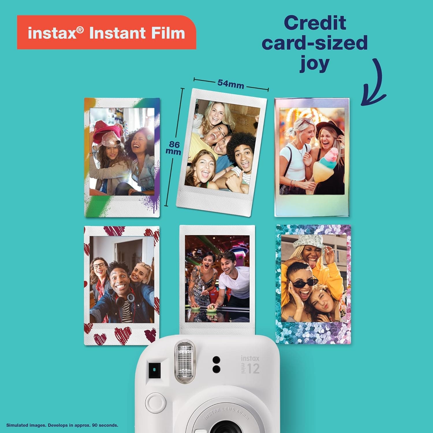 Fujifilm Instax Mini 12 Instant Film Camera - Pastel Blue - Image 7