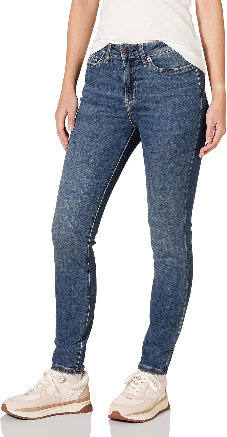 Amazon Essentials Womens High-Rise Skinny Jeans - Discontinued Colors 12 Medium Wash - Image 2