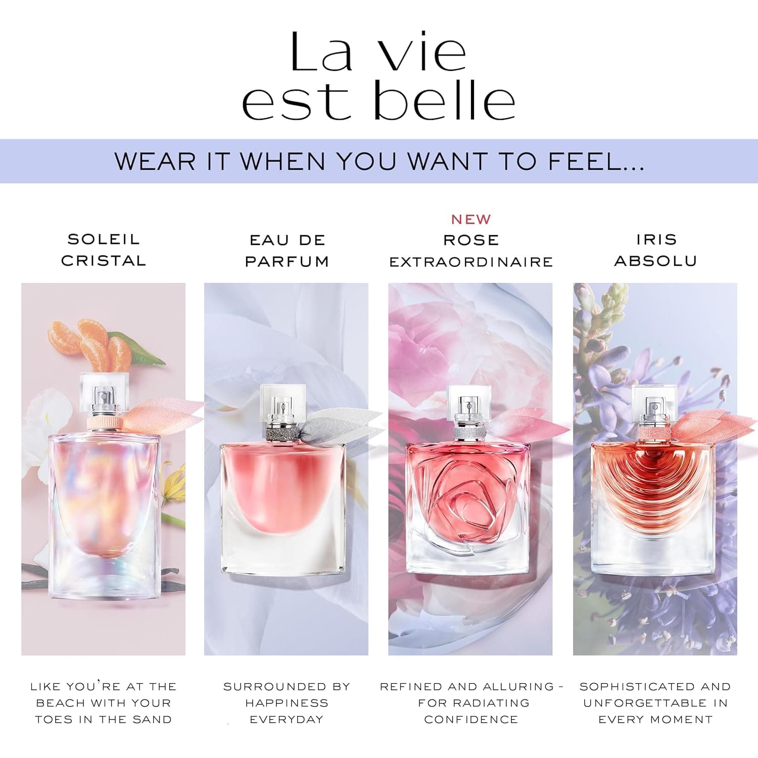 Lancôme La Vie Est Belle Eau de Parfum - Long Lasting Fragrance with Notes of Iris, Earthy Patchouli, Warm Vanilla & Spun Sugar - Floral & Sweet Women's Perfume 1 Fl Oz (Pack of 1) Standard - Image 9