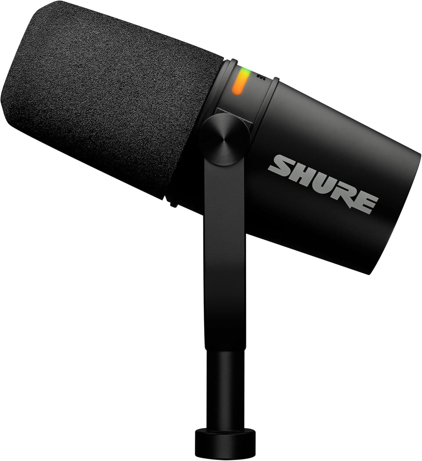 Shure MV7+ Podcast Dynamic Microphone – OBS Certified, Enhanced Audio, LED Panel, USB-C & XLR Outputs, Auto Level Mode, Digital Pop Filter, Reverb Effects – for Podcasting, Streaming, Recording, Black USB - Black Medium - Image 8