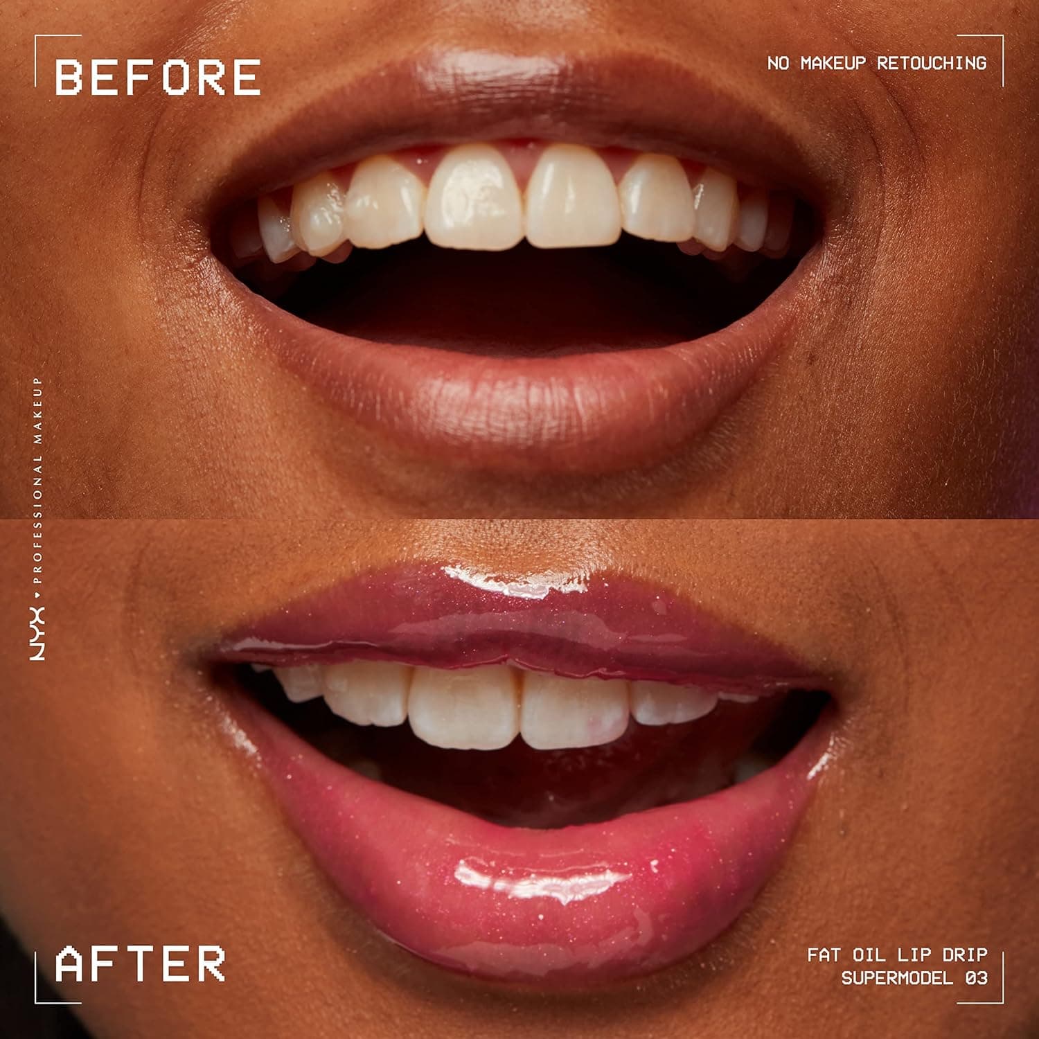 NYX PROFESSIONAL MAKEUP Fat Oil Lip Drip, Moisturizing Lip Oil Gloss, Vegan Tinted Formula, Up to 12 HR Hydration - Supermodel (Shimmering Magenta) 03 Supermodel 0.16 Fl Oz (Pack of 1) - Image 7