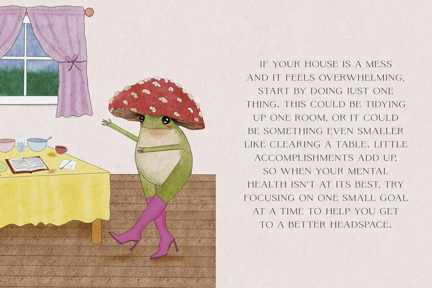 The Little Frog's Guide to Self-Care: Affirmations, Self-Love and Life Lessons According to the Internet's Beloved Mushroom Frog - Image 5