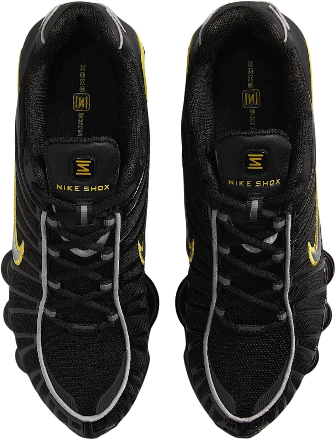 Nike Shox TL Men's Shoes (CN0151-002, Black/Dynamic Yellow/Metallic Silver) 11 - Image 4