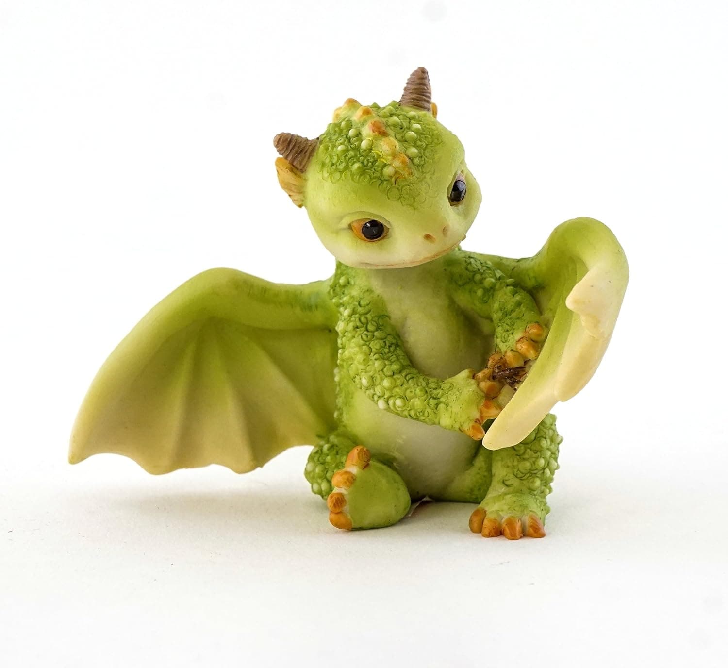 Top Collection Rex The Green Dragon - Mini Collectible Fantasy Figurine (Live to Fight Another Day) - Image 2