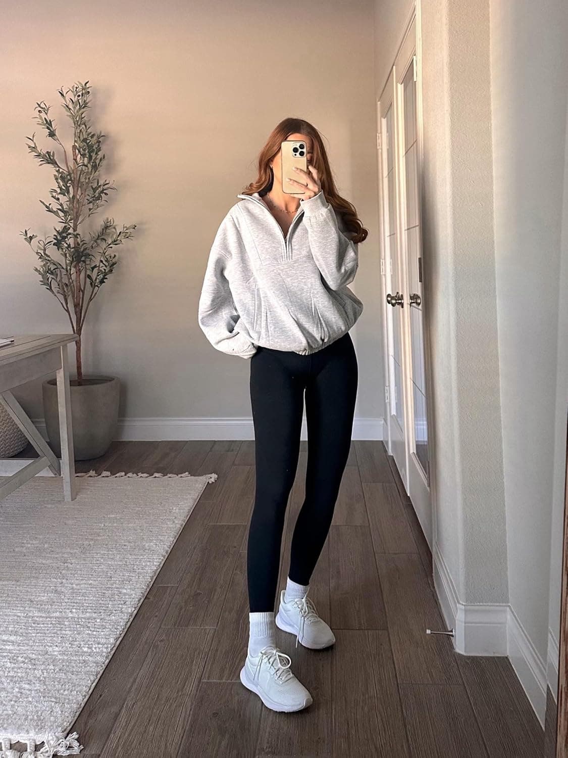 HeyNuts Yoga Pro Leggings, High Waisted Soft Pants Buttery Workout Athletic Lounge Yoga Pants 28" Small Black - Image 7