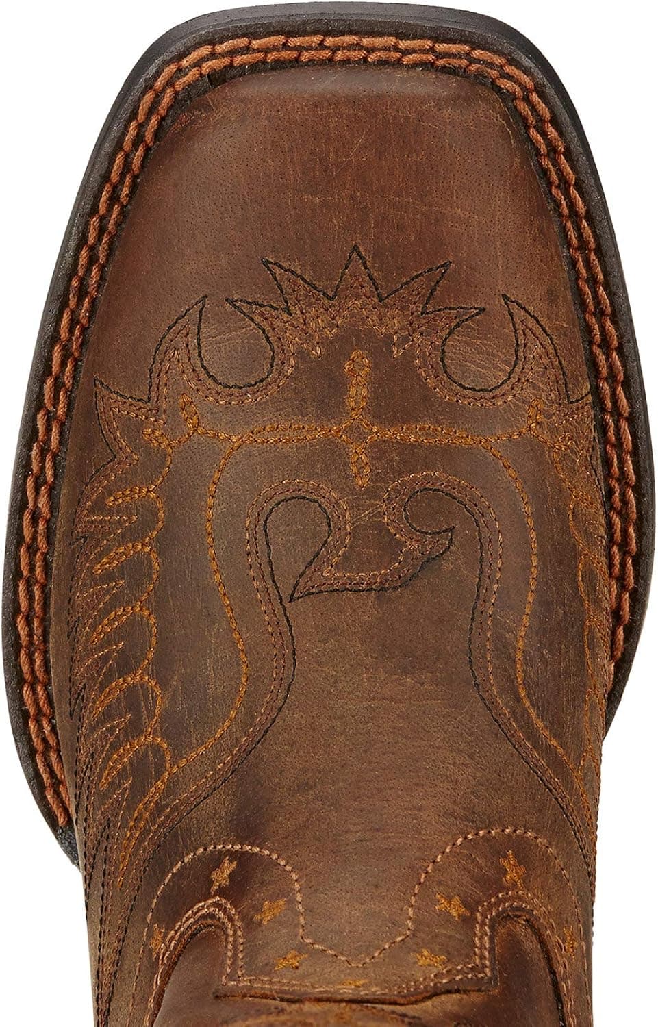 Kids' Honor Western Cowboy Boot 6 Big Kid Distressed Brown - Image 5
