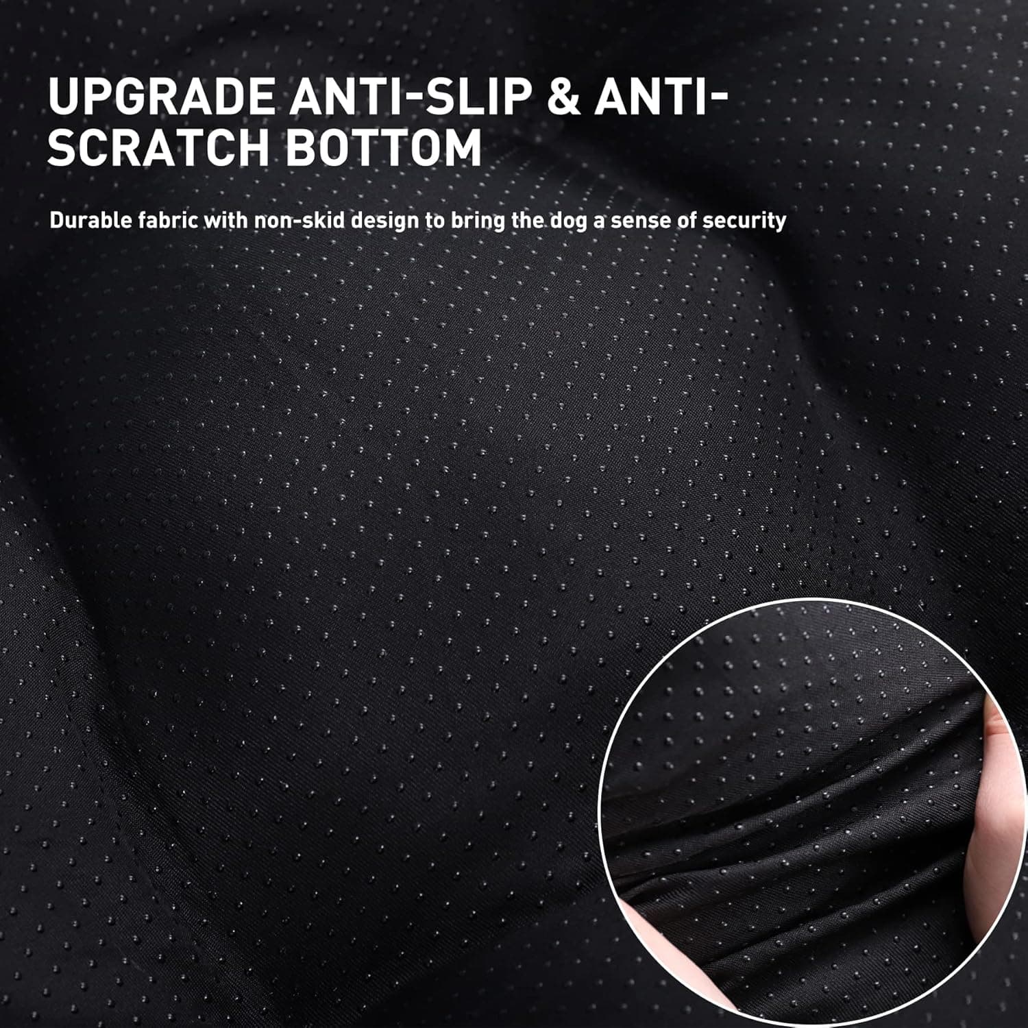 KSIIA Washable Dog Bed Deluxe Plush Dog Crate Beds Comfy Kennel Pad Anti-Slip Pet Sleeping Mat for Large, Jumbo, Medium, Small Dogs Breeds, 35" x 23", Gray Grey 35.0"L x 23.0"W x 3.5"Th - Image 5