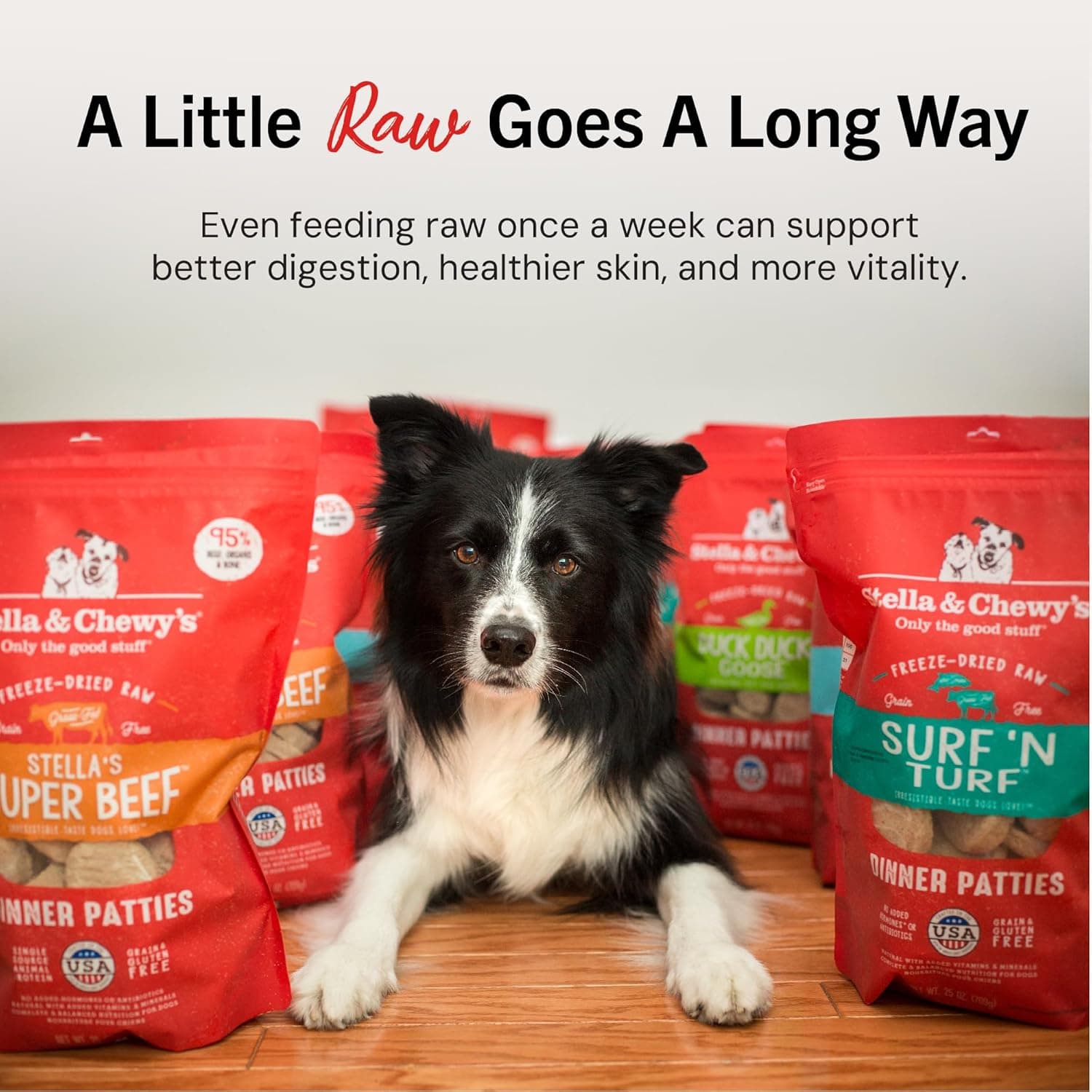 Stella & Chewy's Freeze-Dried Raw Dinner Patties - Beef Recipe - High Protein Grain-Free Puppy & Dog Food - Perfect For Picky Eaters - 25 oz Super Beef 1.56 Pound (Pack of 1) - Image 5