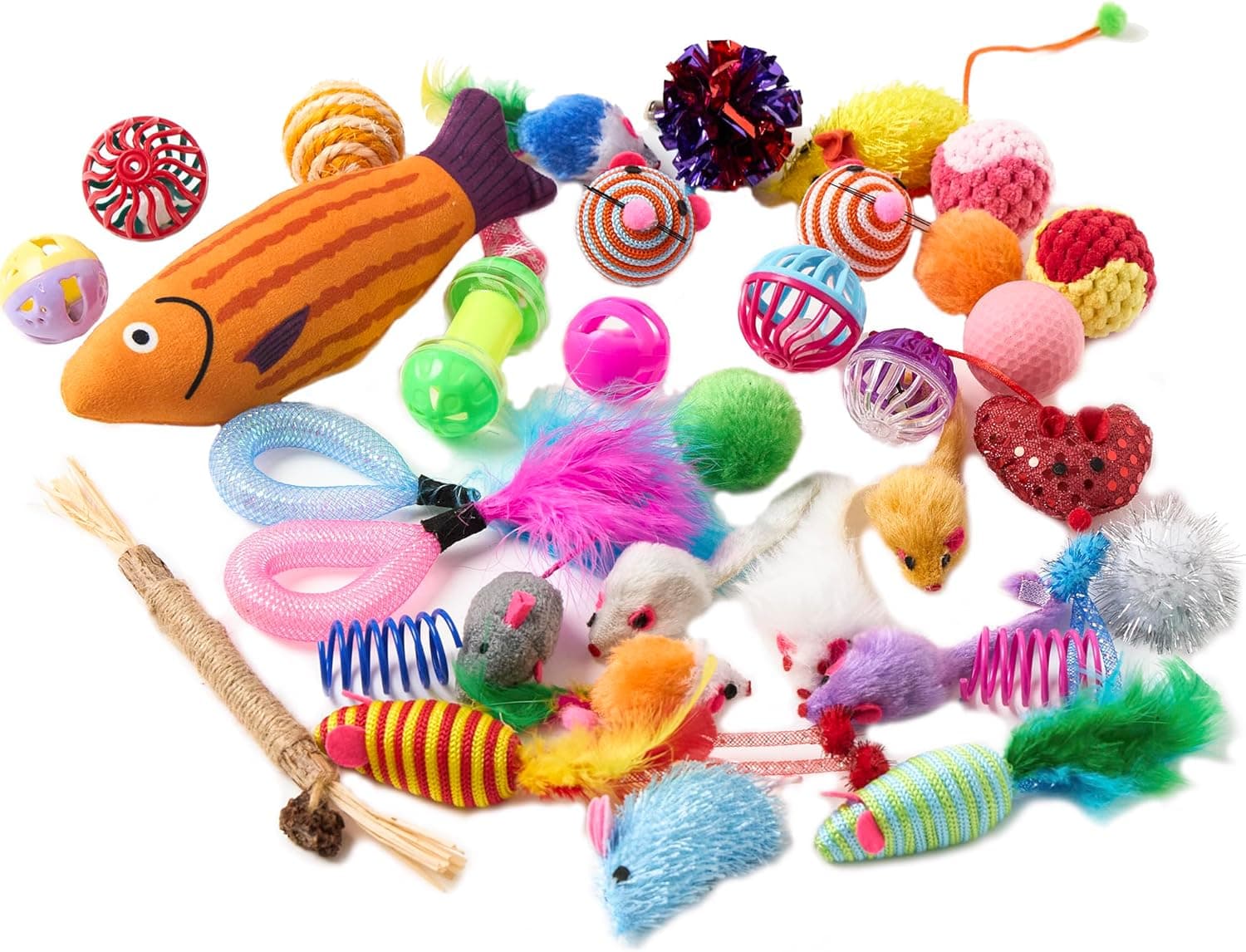 Fashion's Talk Cat Toys Variety Pack for Kitty 20 Pieces - Image 3