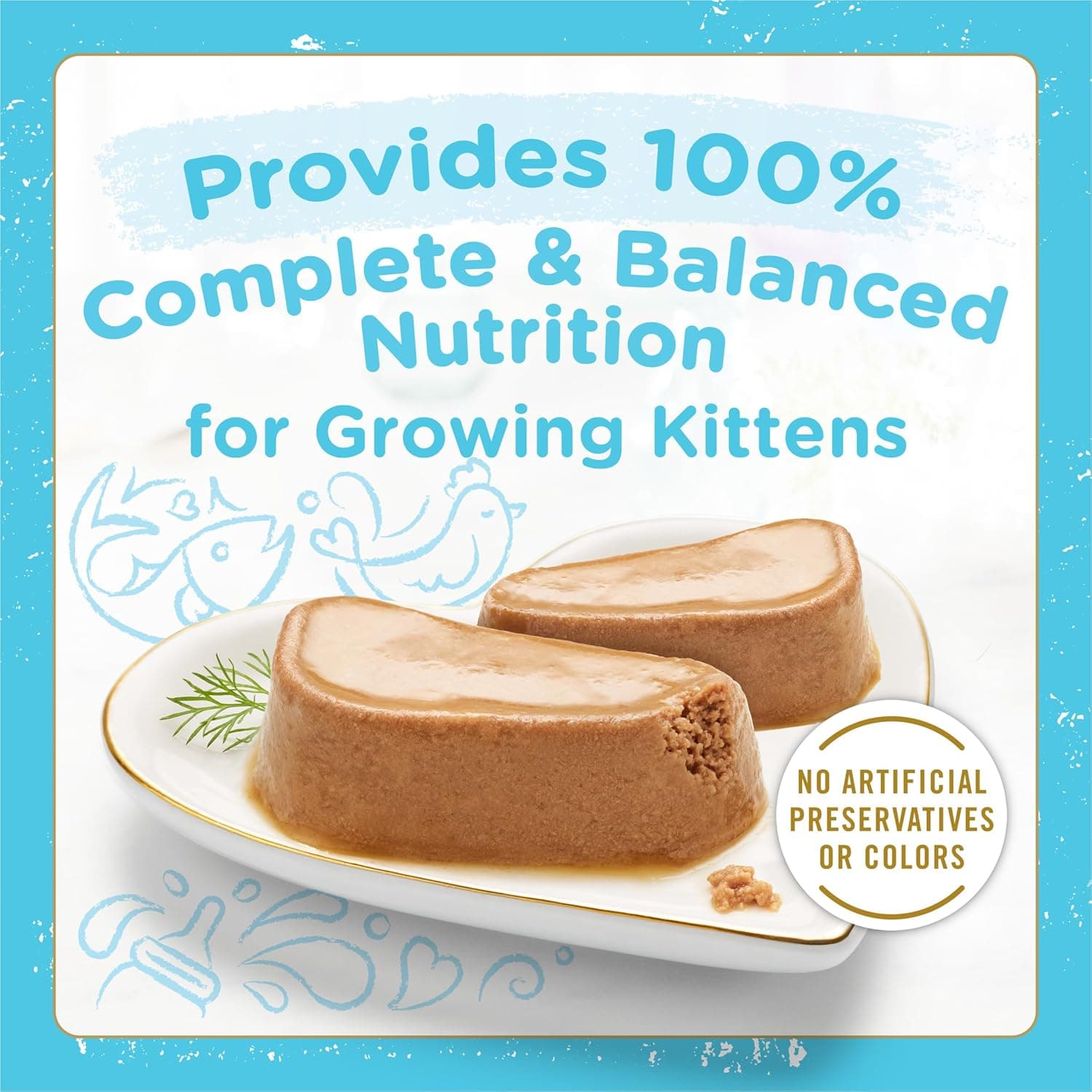 Fancy Feast Purina Petites Kitten Tender Pate Gourmet Wet Kitten Food Variety Pack - 12 ct. Tub - Image 4