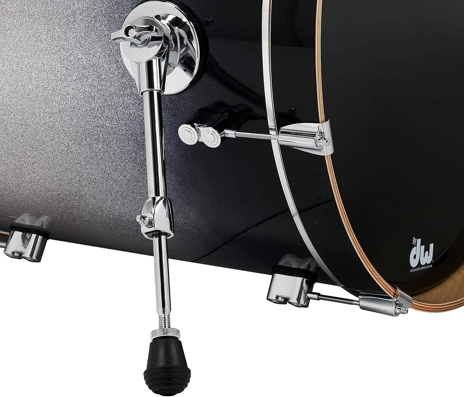 PDP By DW 7-Piece Concept Maple Shell Pack with Chrome Hardware Silver to Black Fade - Image 5